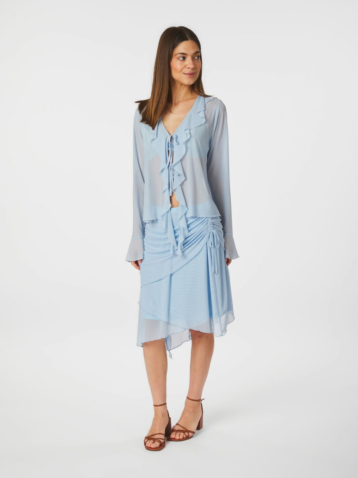 Anika Mesh Blouse - Overdeler