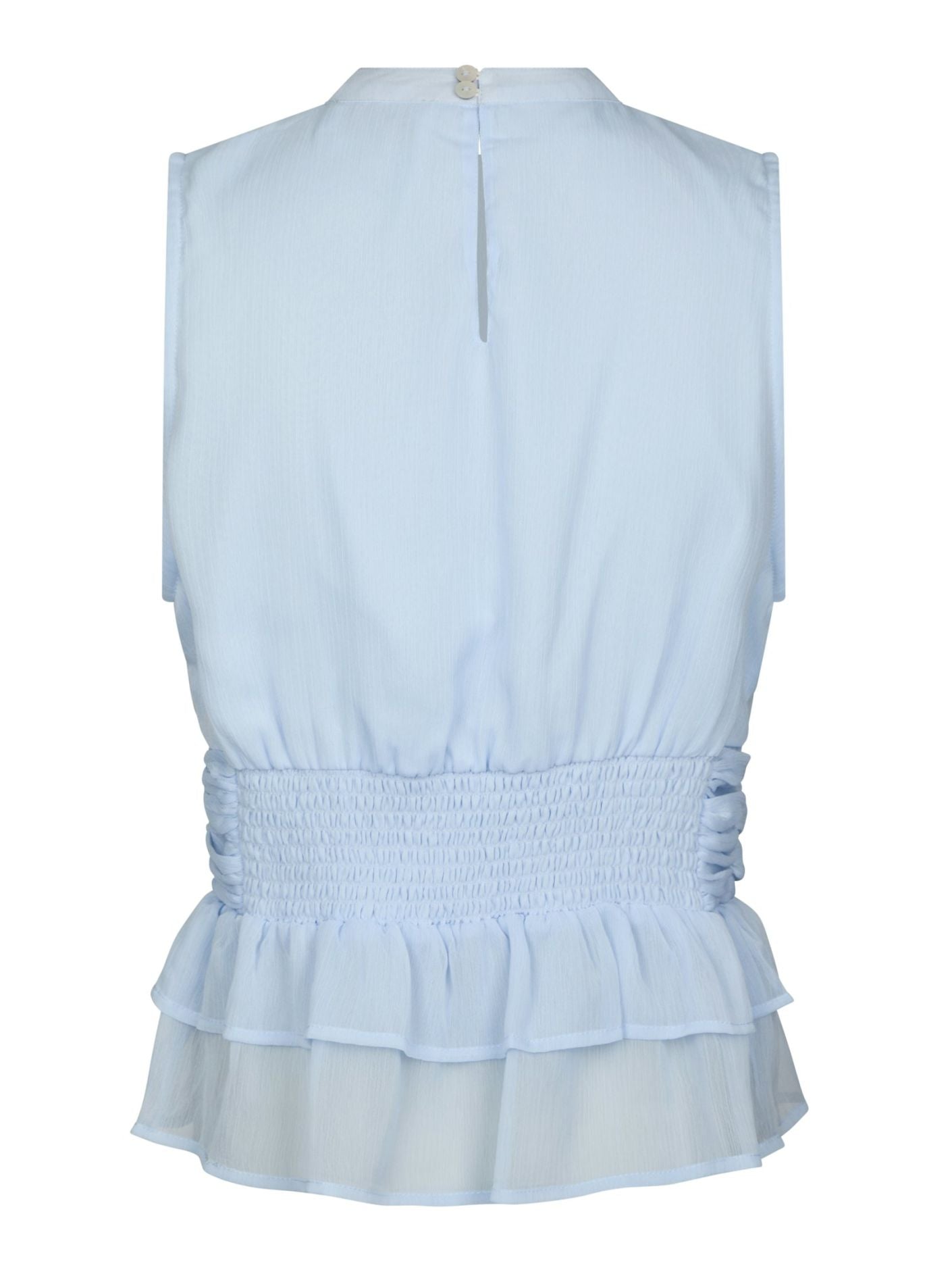 Ansol Solid Chiffon Top - Overdeler
