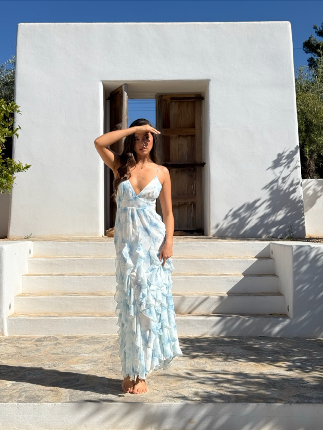 Aria Ruffle Dress Kjoler