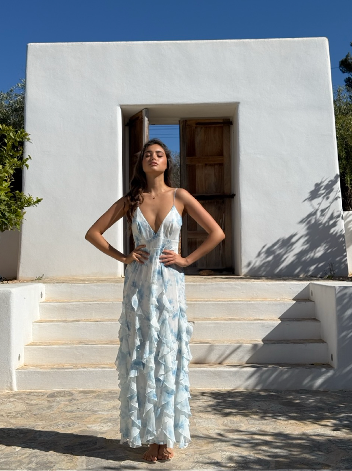 Aria Ruffle Dress Kjoler