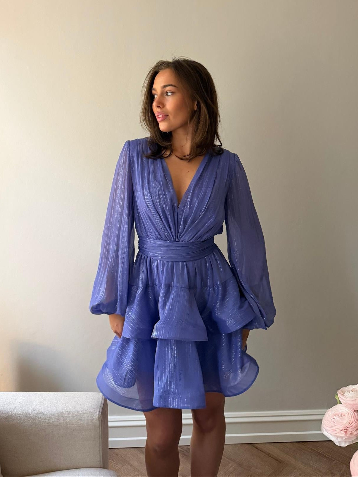 Asya Bedouin Dress - Aromatic Violet - Kjoler