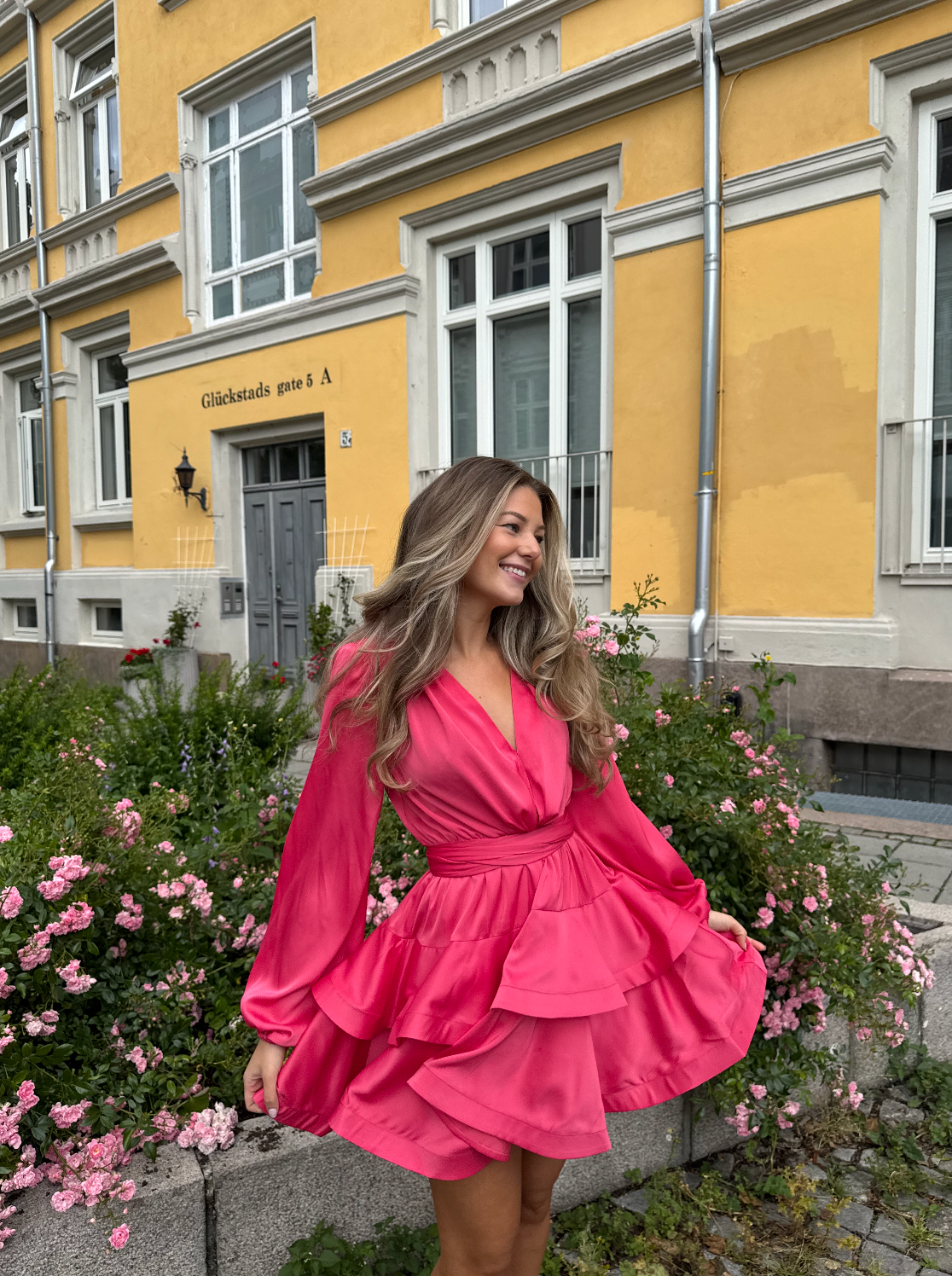 Asya Bedouin Dress - Dreamy Berry - Kjoler