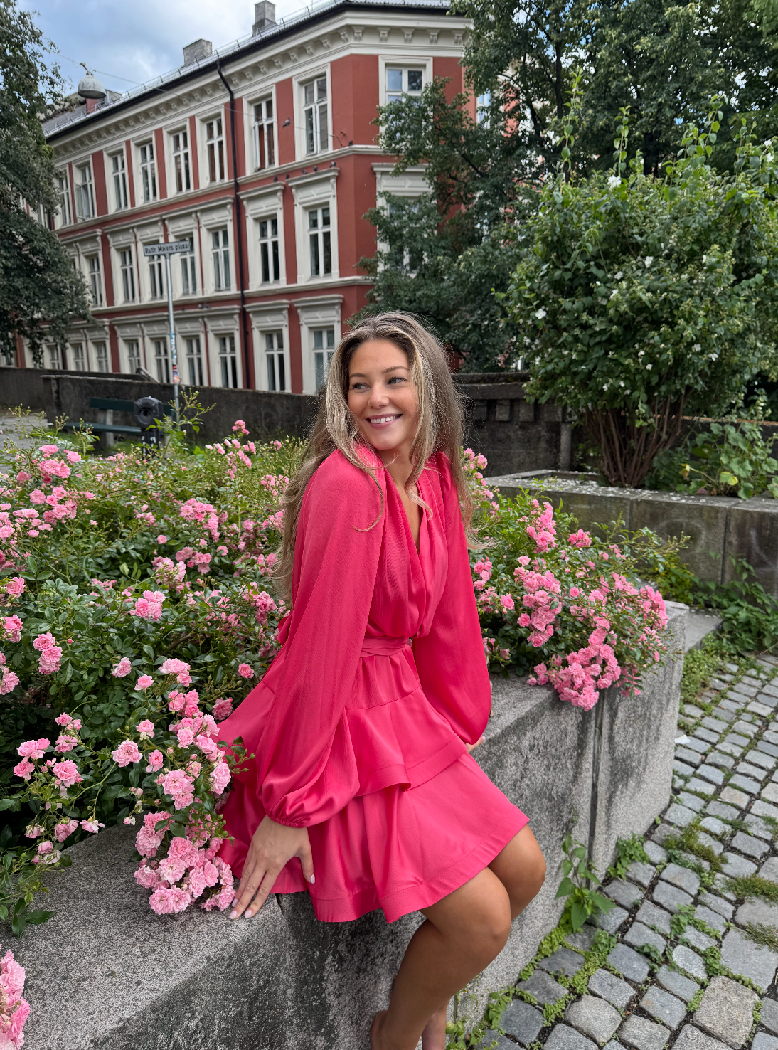 Asya Bedouin Dress - Dreamy Berry - Kjoler