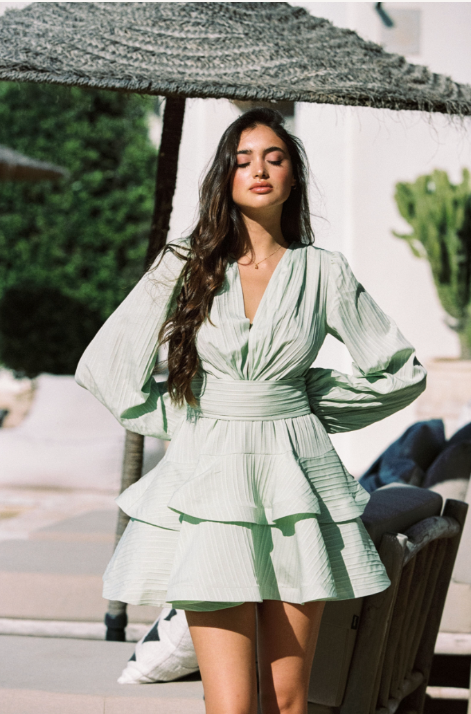 Asya Bedouin Dress - Dreamy Forrest - Kjoler