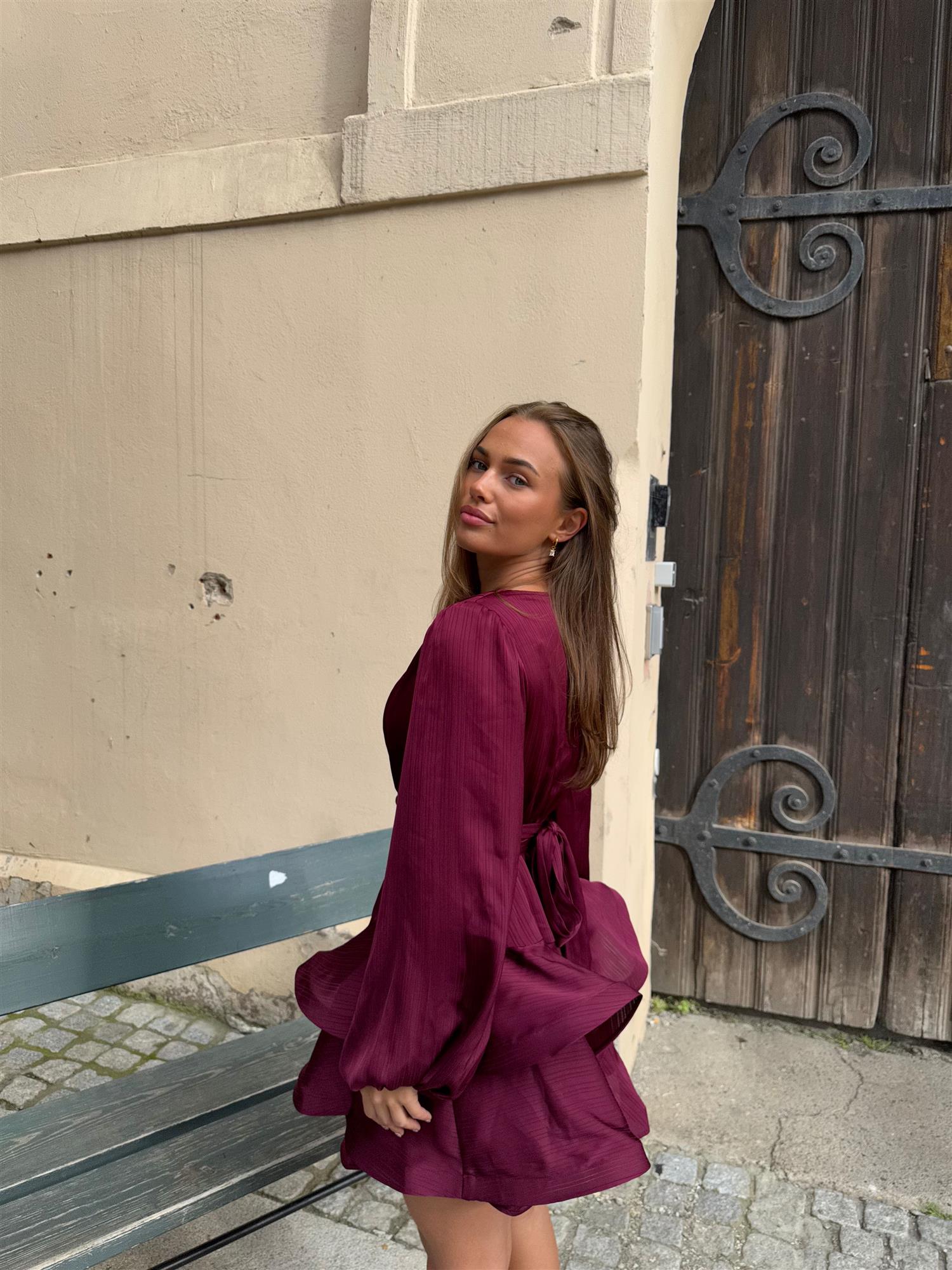 Asya Bedouin Dress - Mulberry - Kjoler