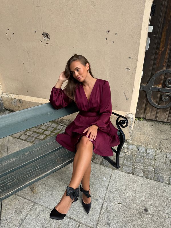 Asya Bedouin Dress - Mulberry - Kjoler