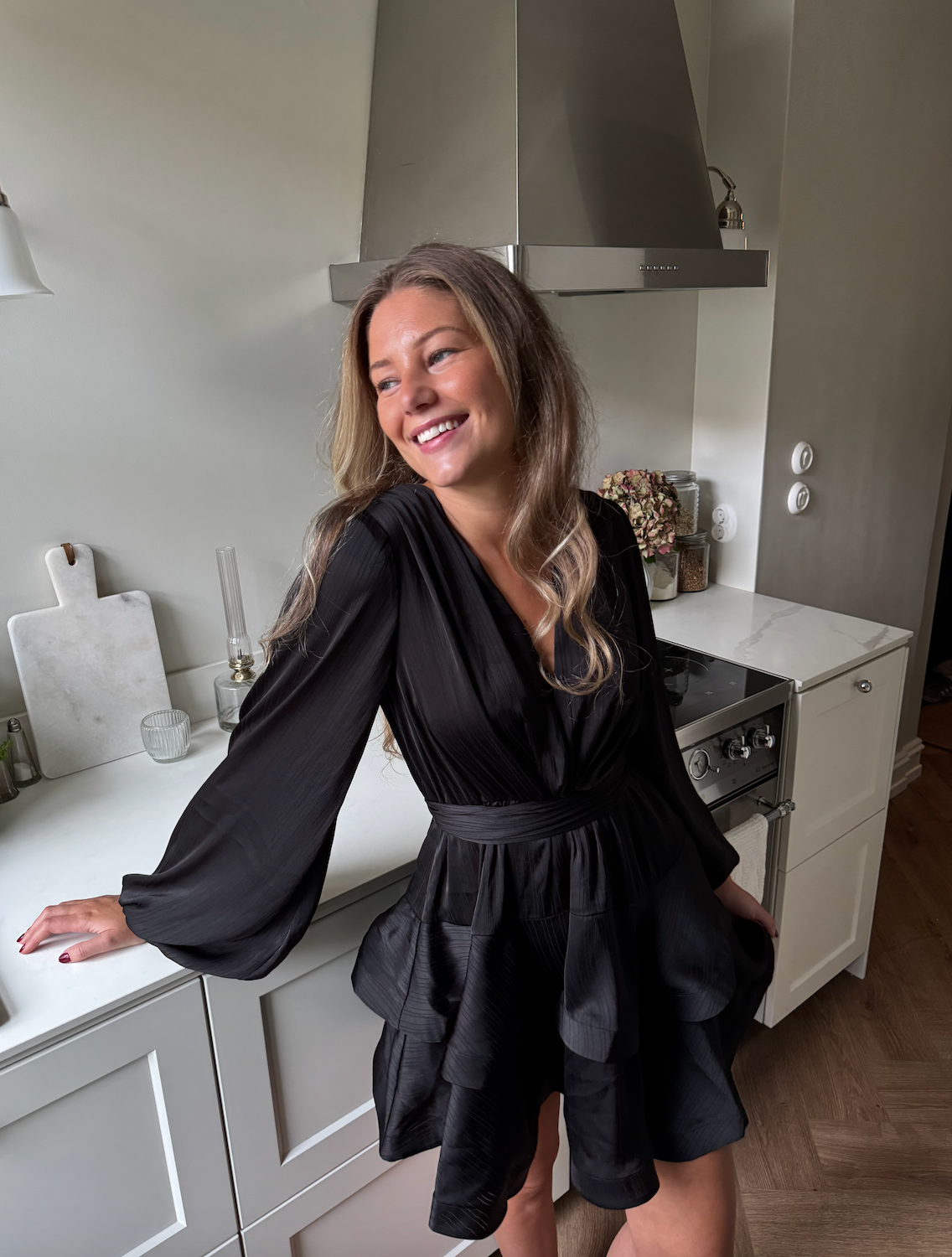 Asya Bedouin Dress - Regal Onyx - Kjoler