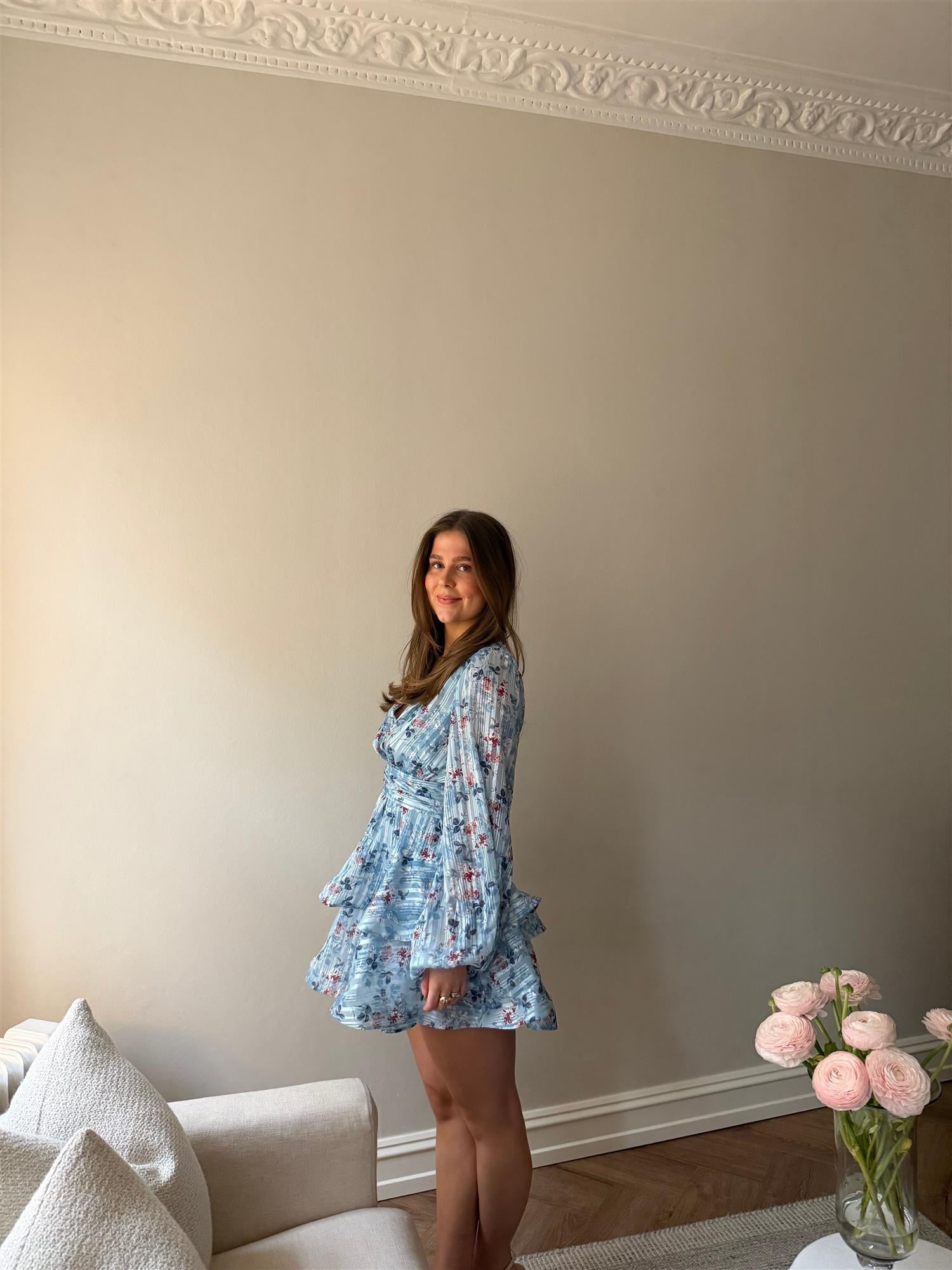 Asya Bedouin Dress - Sea Bloom - Kjoler