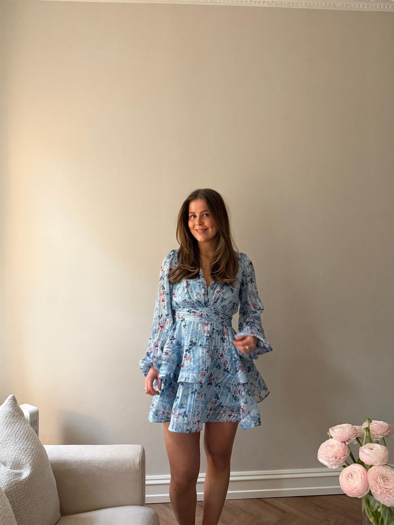 Asya Bedouin Dress - Sea Bloom - Kjoler