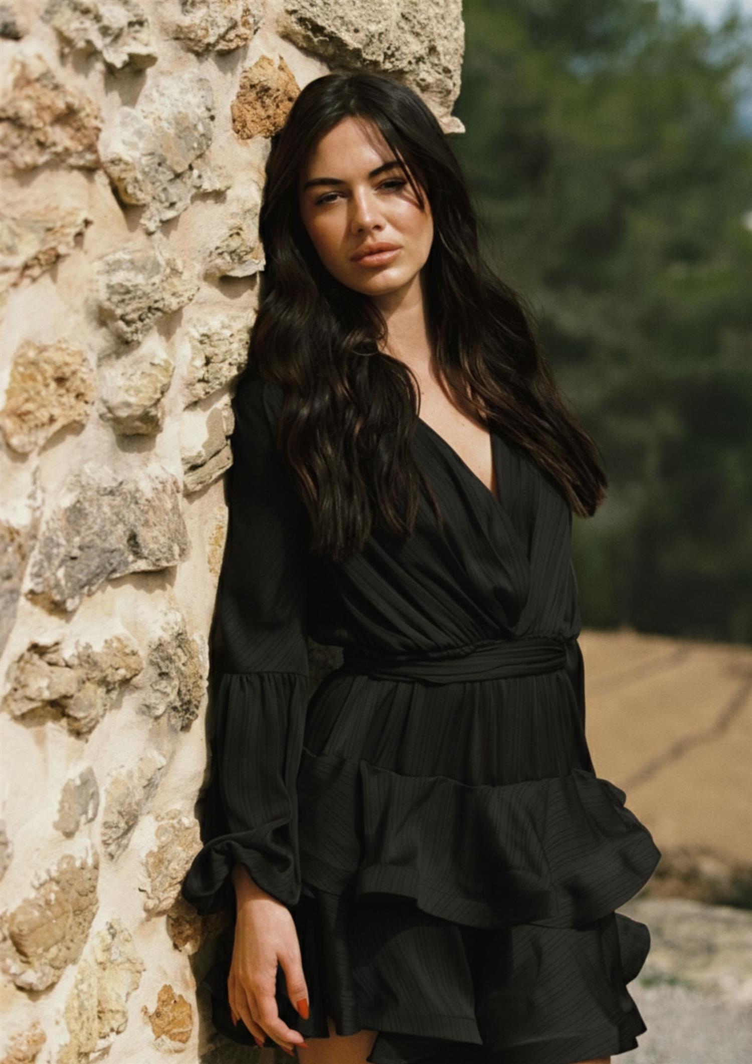 Asya Bedouin Dress Svart Kjoler