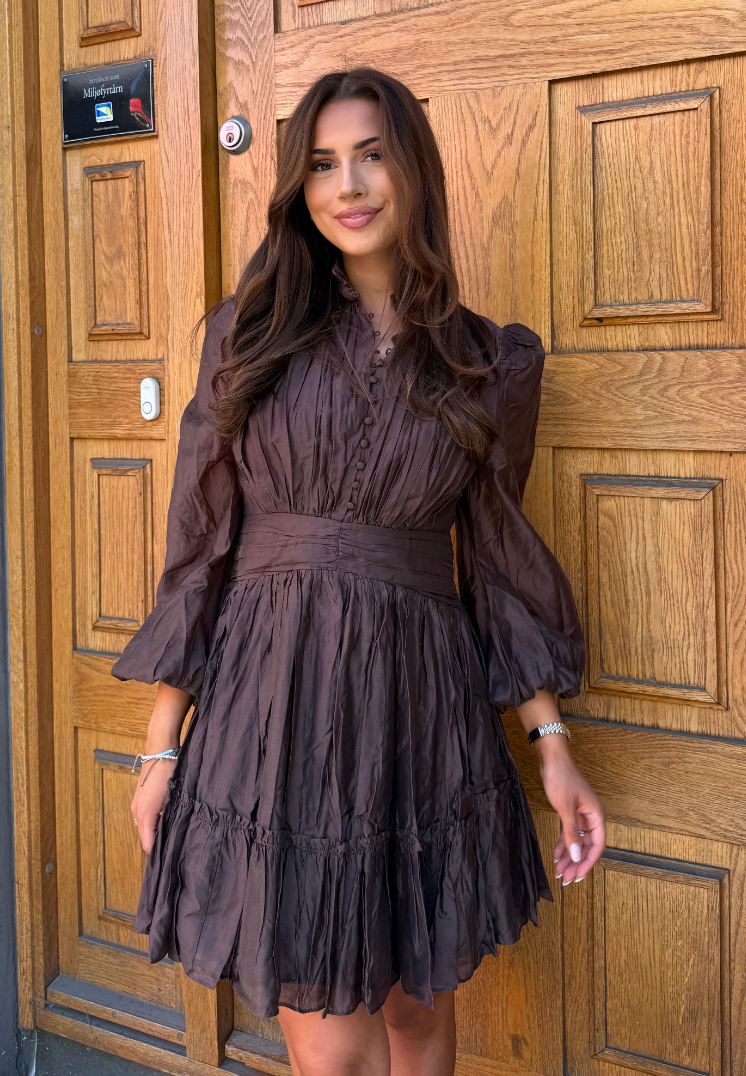 Vanity Dress - Coffee brown