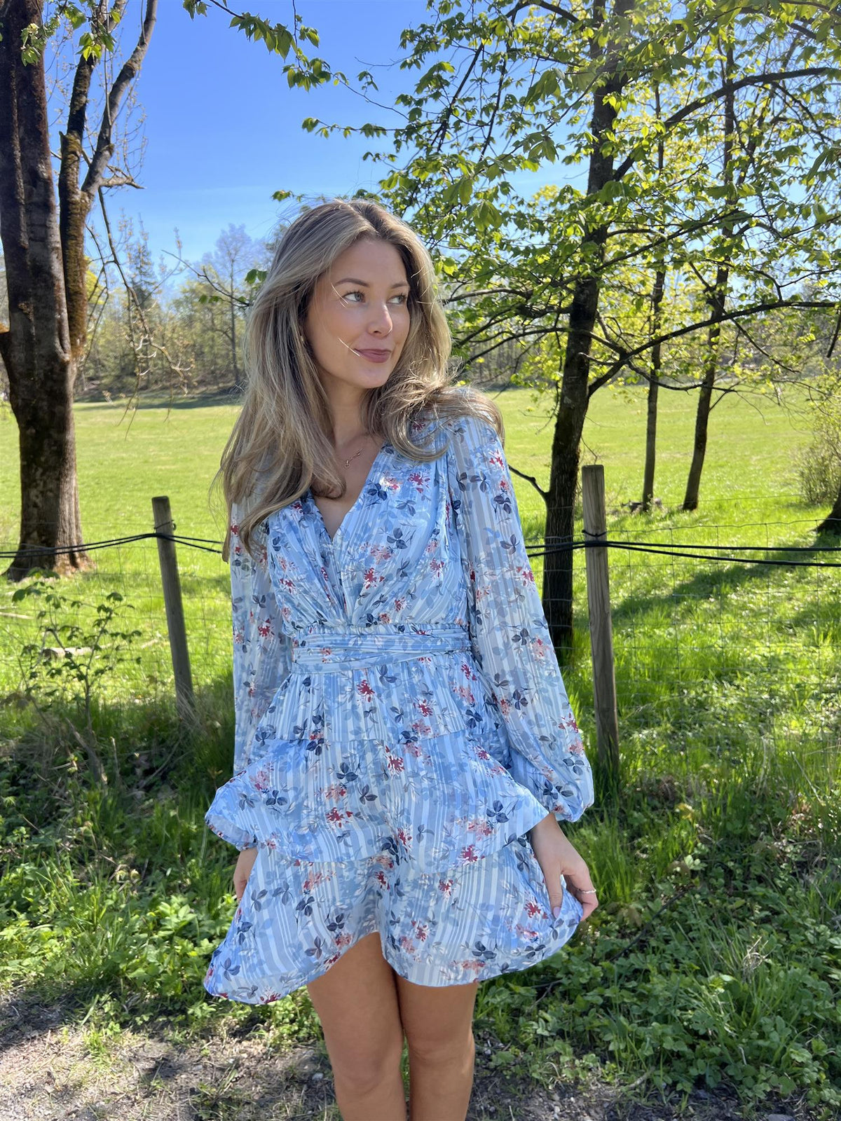 Asya Bedouin Dress - Sea Bloom