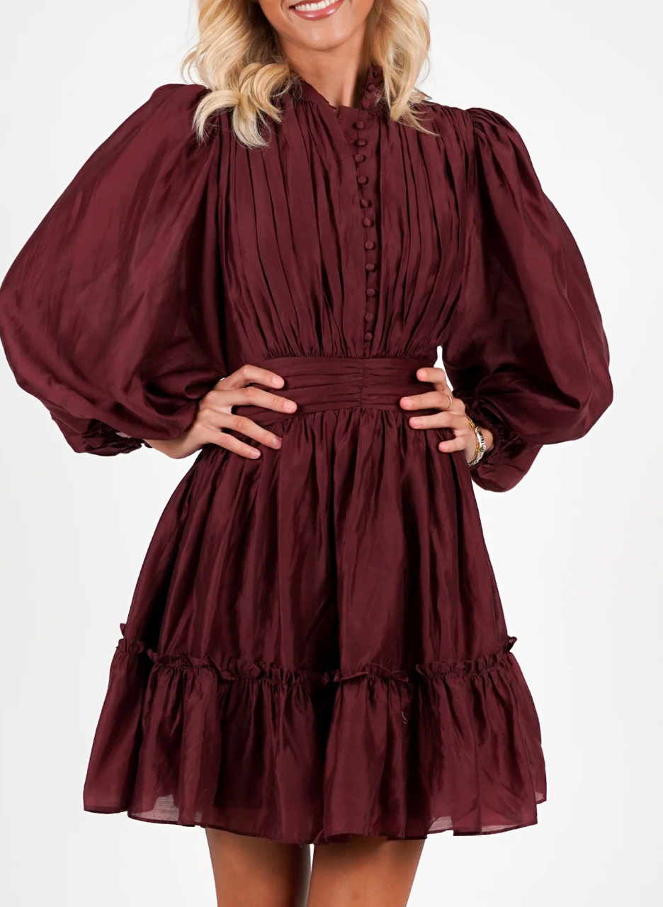 Vanity Dress - Bordeaux