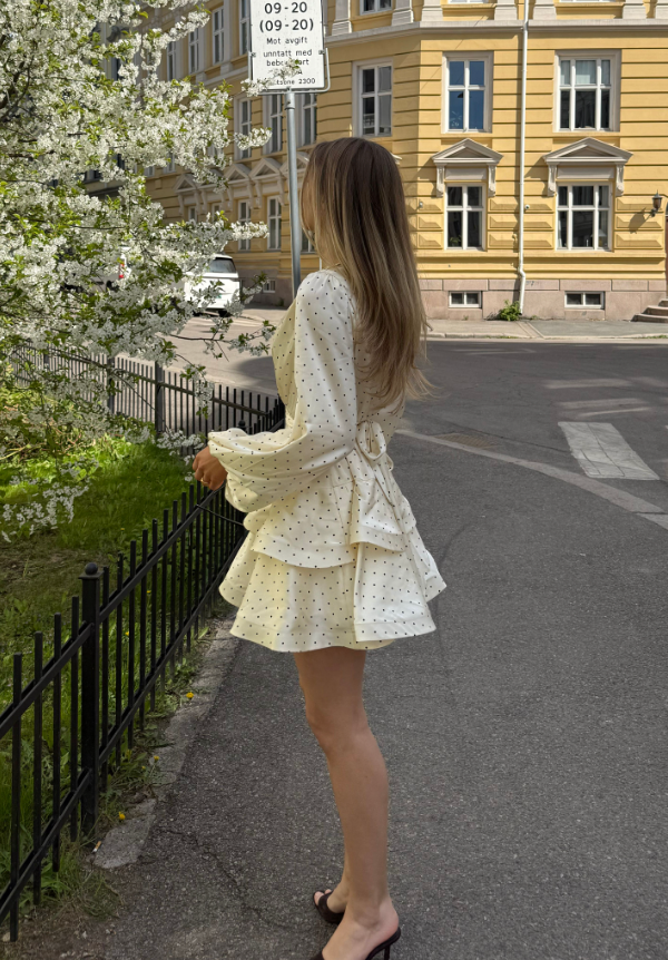 Asya Bedouin Dress - Snow Drop
