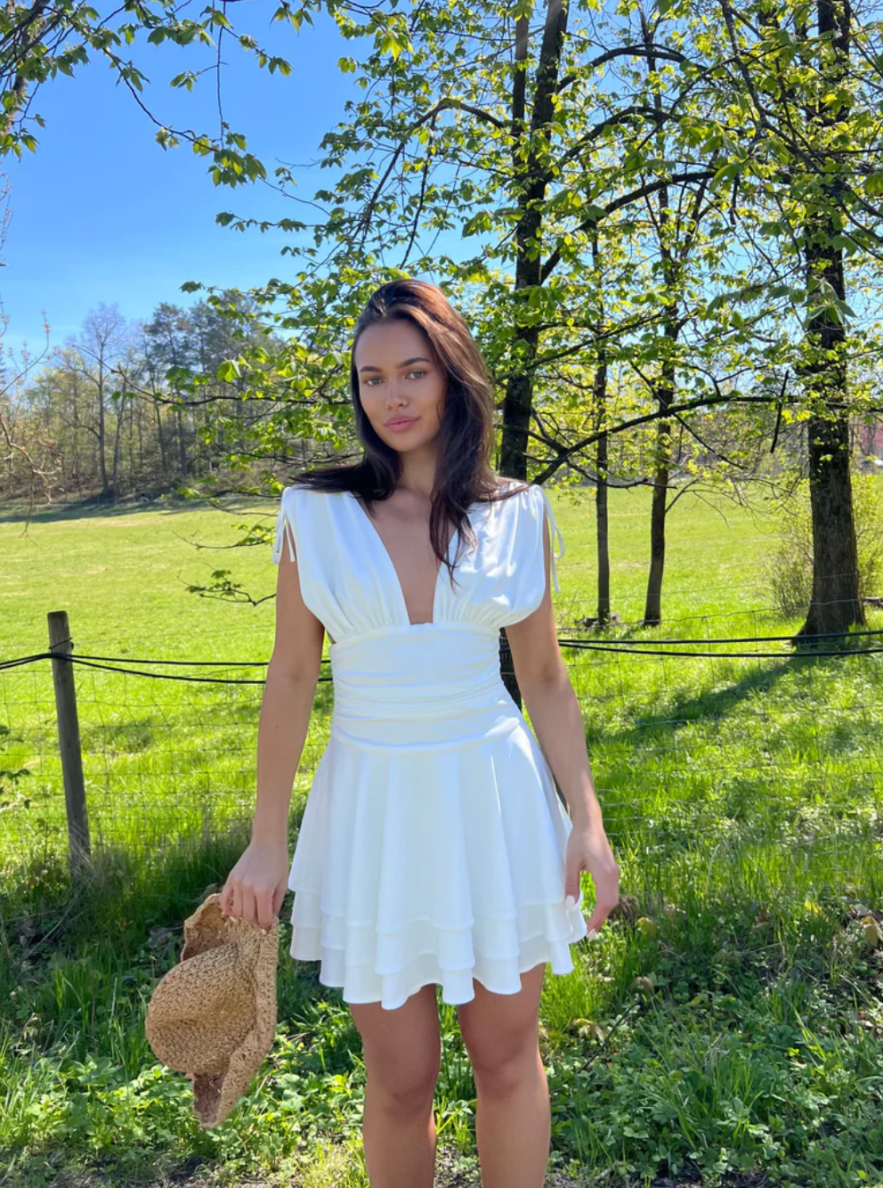 Millie Drape Mini Dress