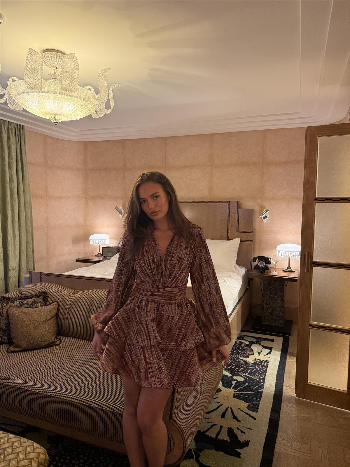 Naia Bedouin Dress - Ruby Splash