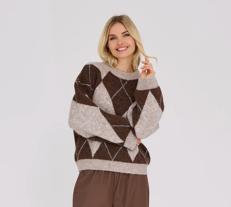 Harlekin Knit Pullover