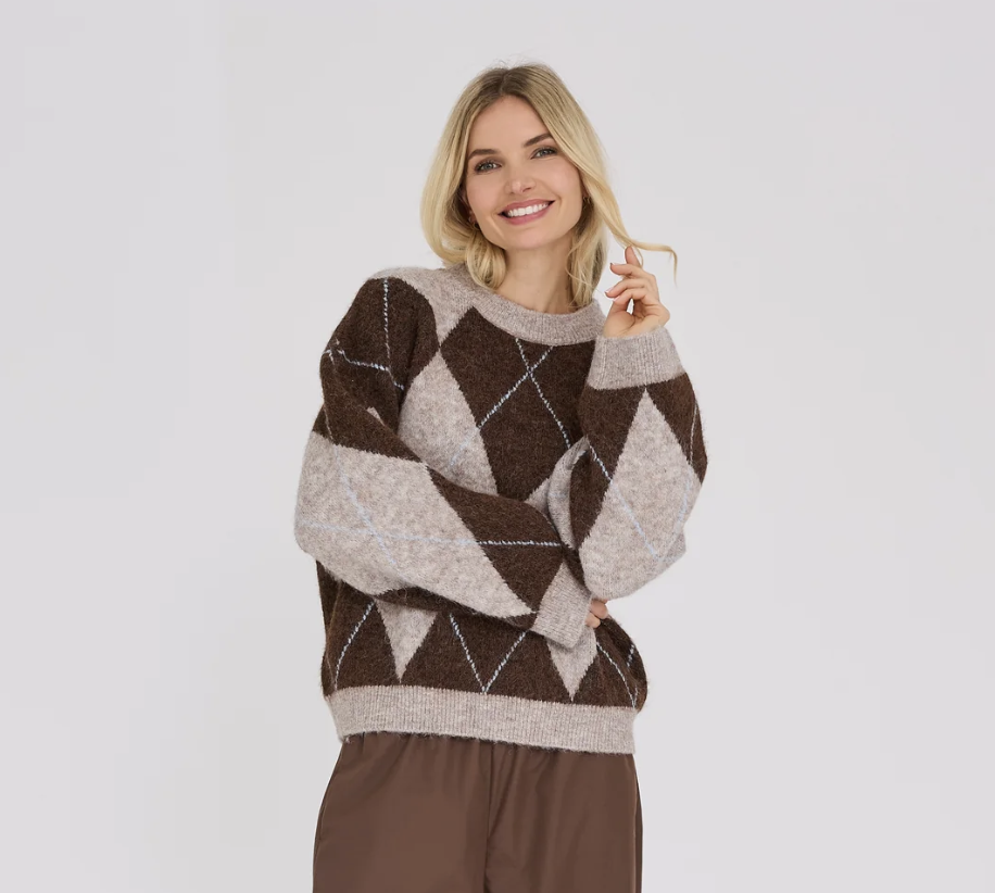 Harlekin Knit Pullover