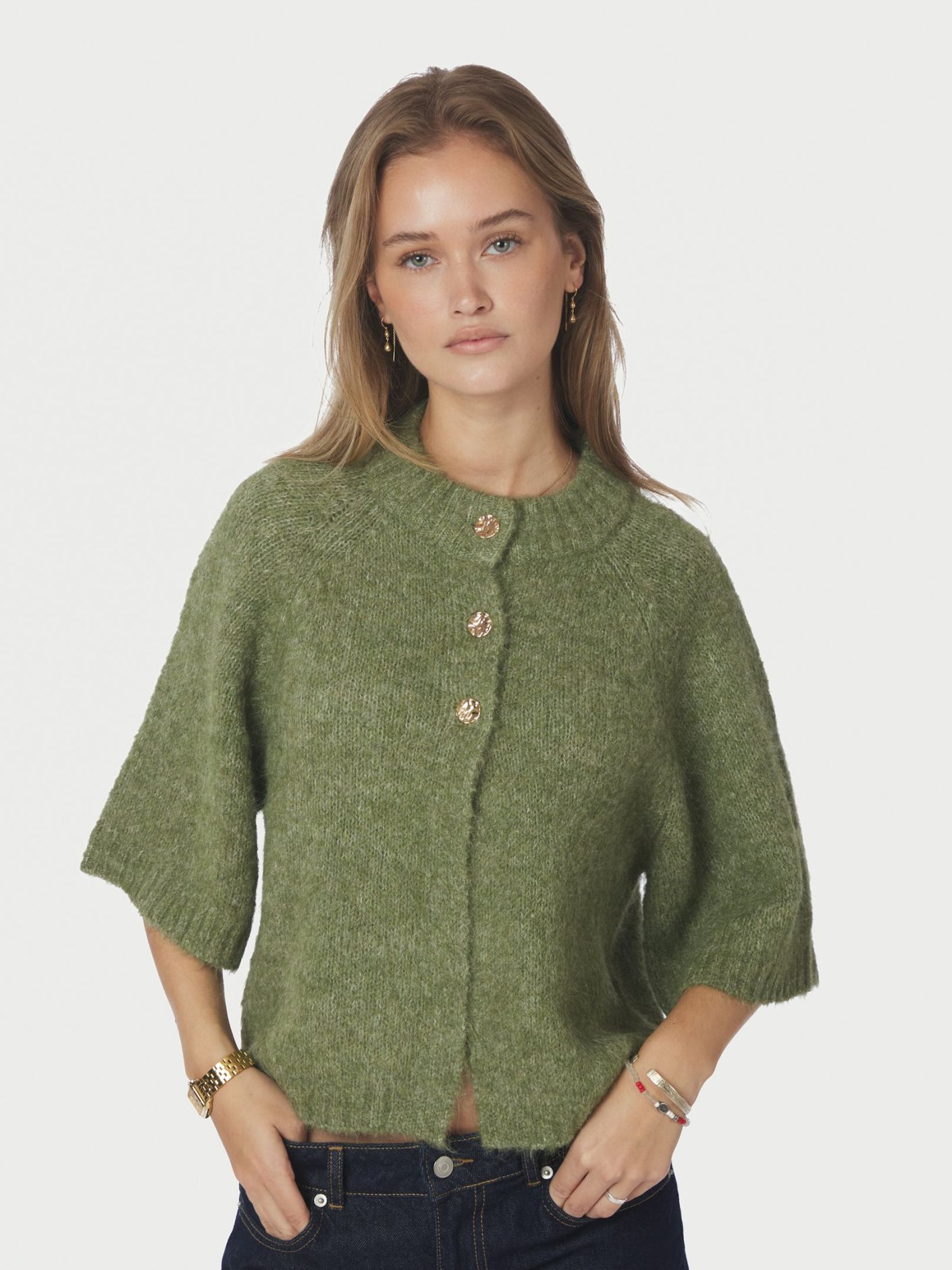 Benuta Fluffy Knit Cardigan - Overdeler
