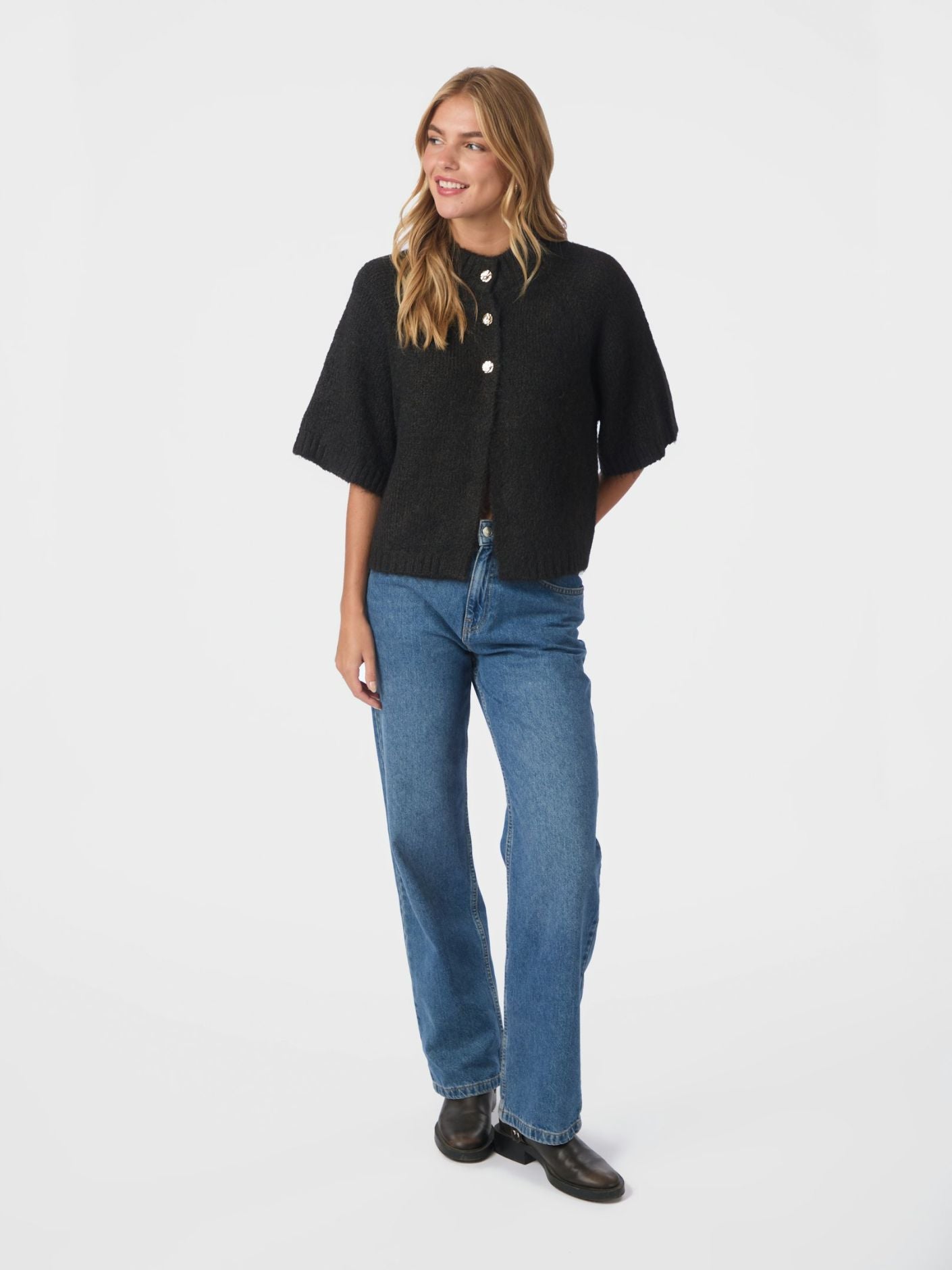 Benuta Fluffy Knit Cardigan - Overdeler