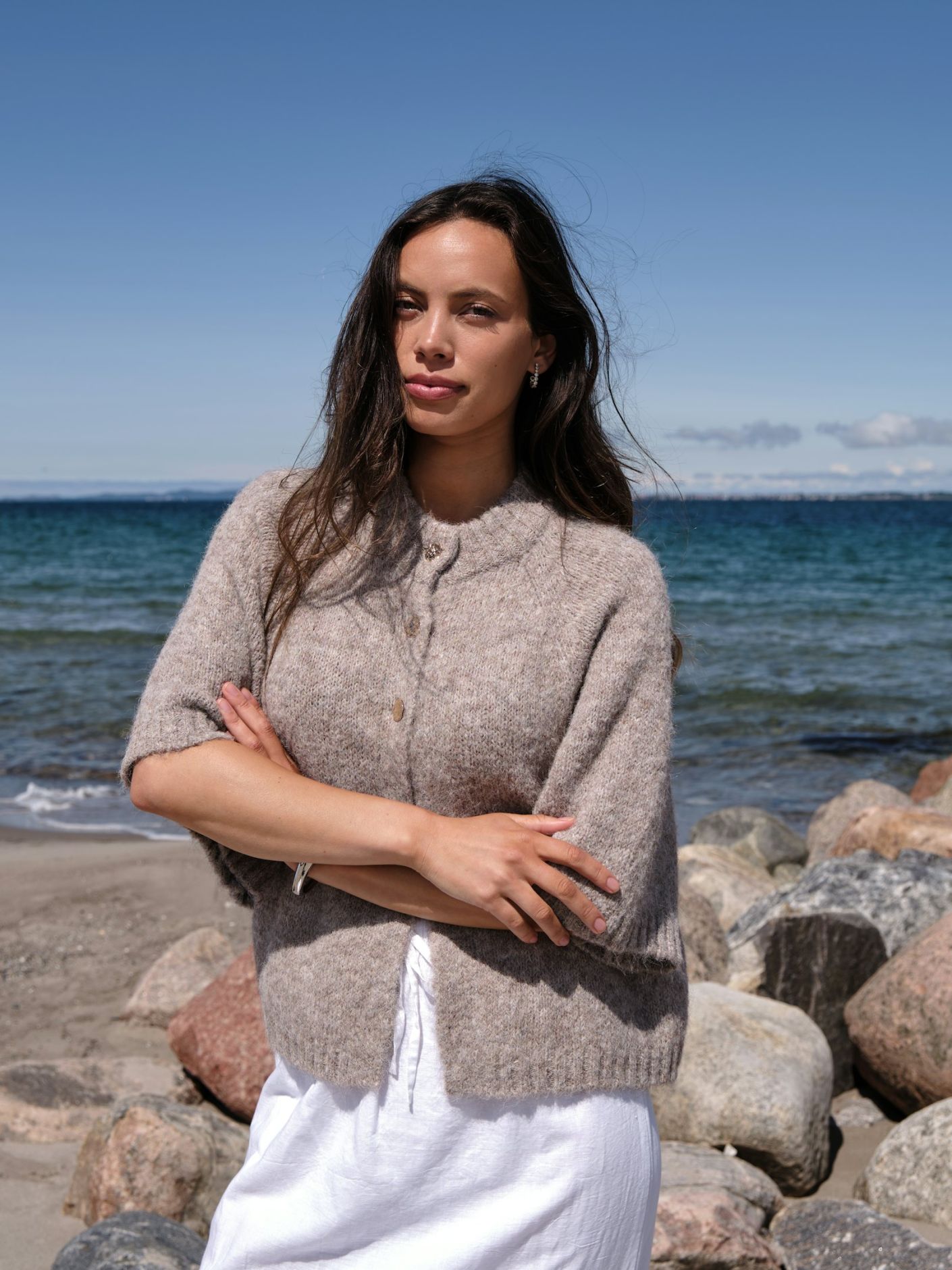 Benuta Fluffy Knit Cardigan - Overdeler