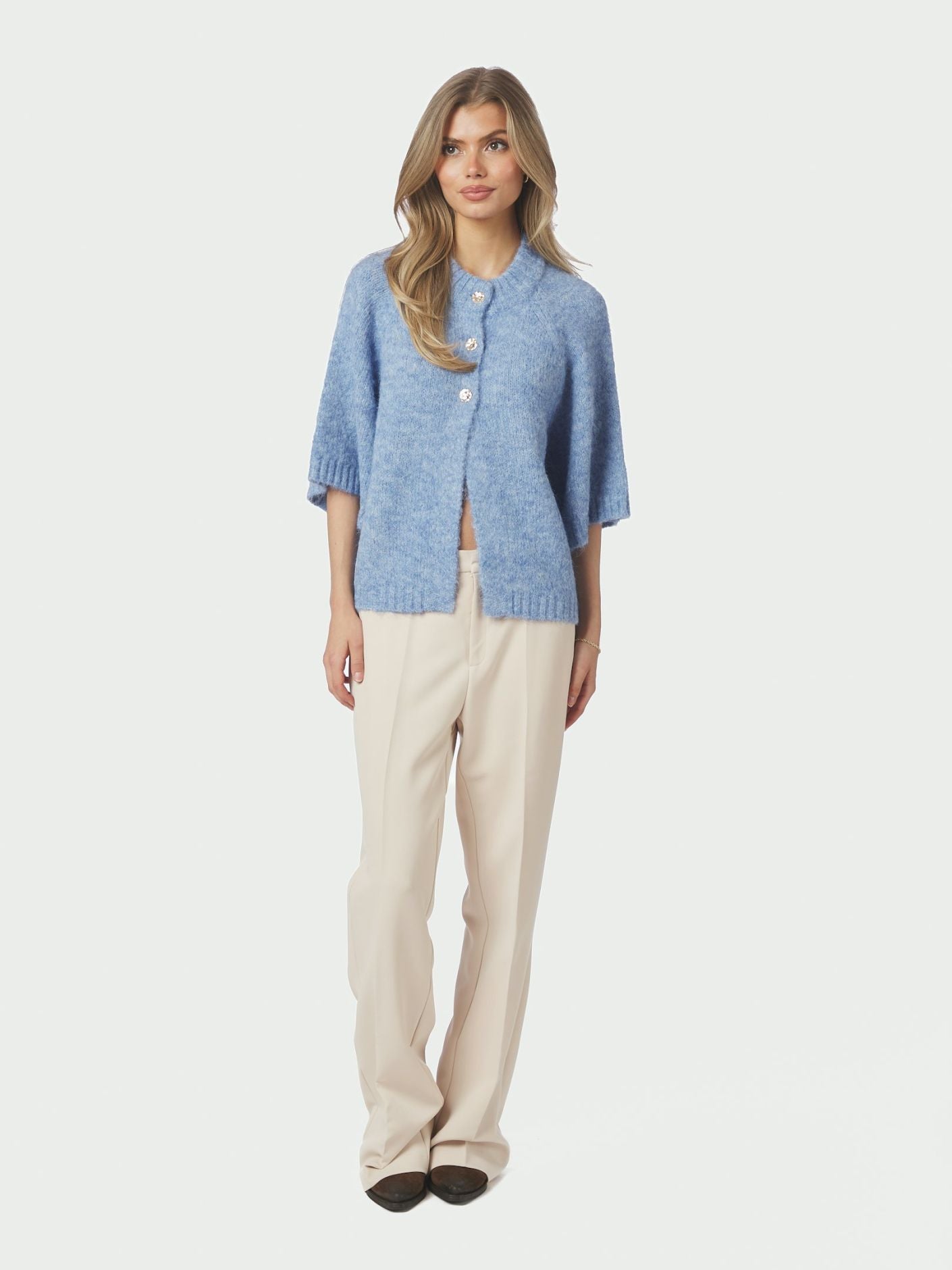 Benuta Fluffy Knit Cardigan - Overdeler