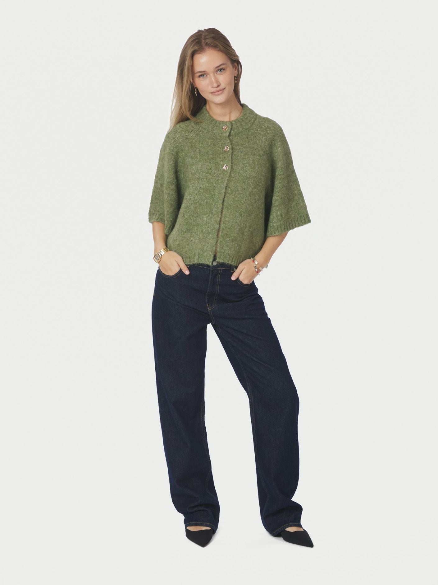 Benuta Fluffy Knit Cardigan - Overdeler
