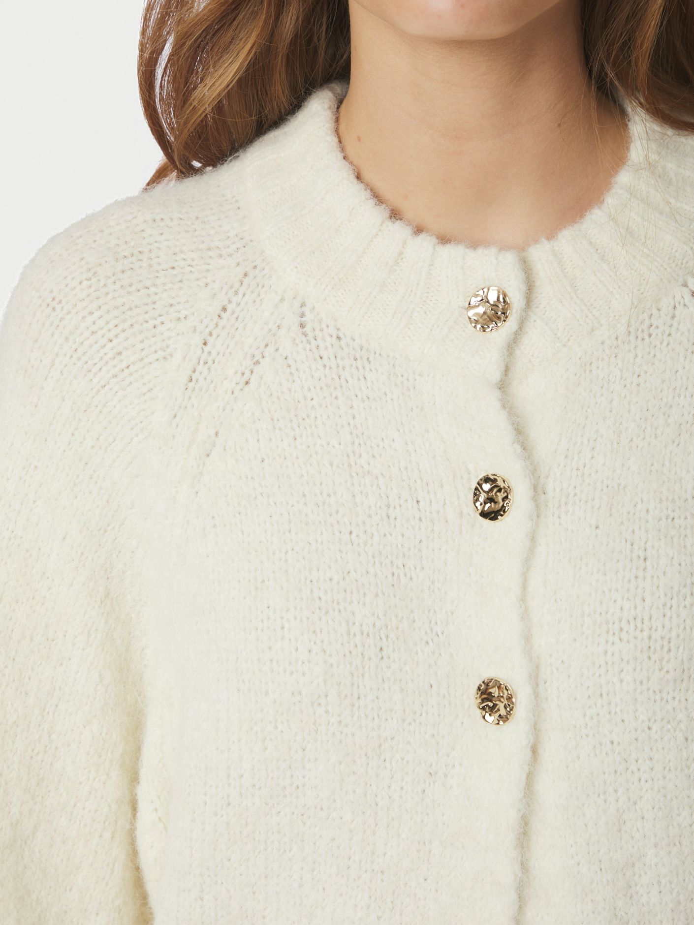 Benuta Fluffy Knit Cardigan - Overdeler