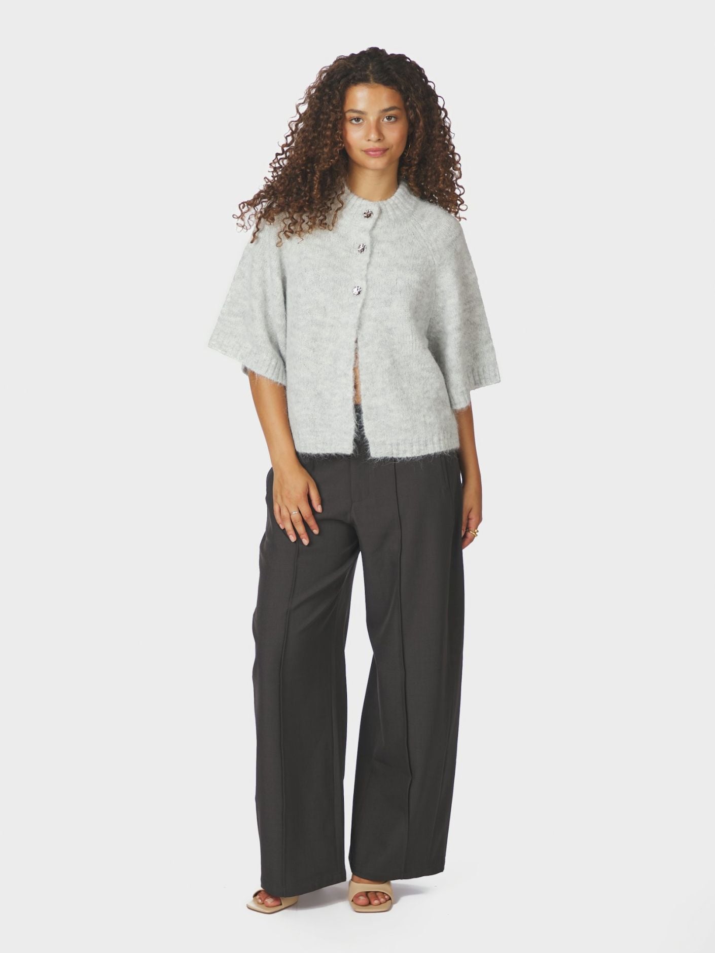 Benuta Fluffy Knit Cardigan - Overdeler