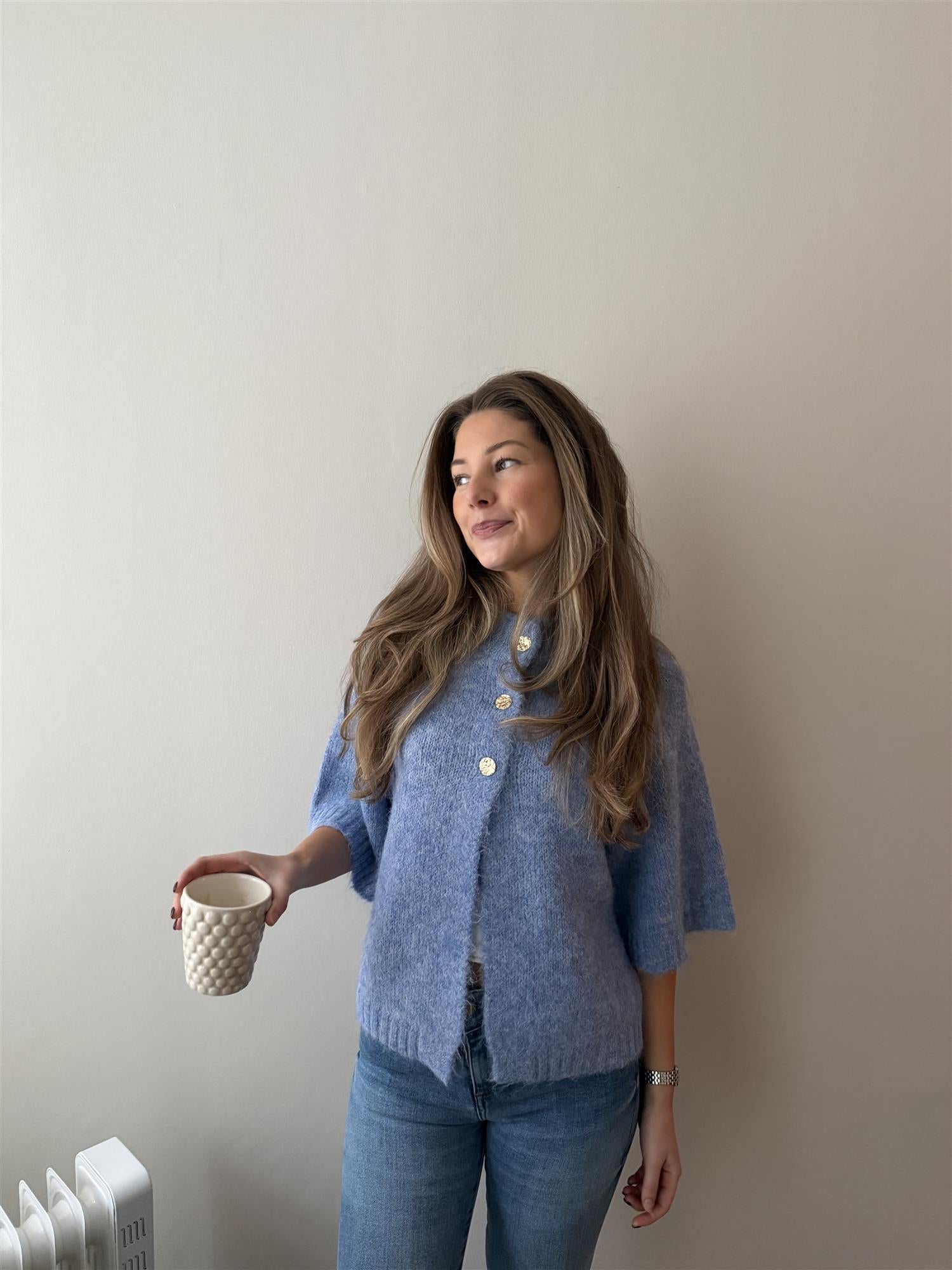 Benuta Fluffy Knit Cardigan - Overdeler