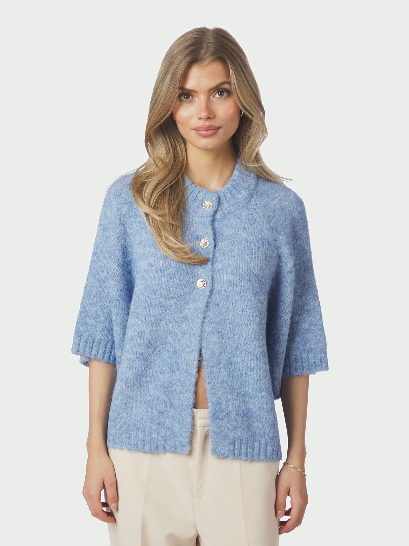 Benuta Fluffy Knit Cardigan - Overdeler