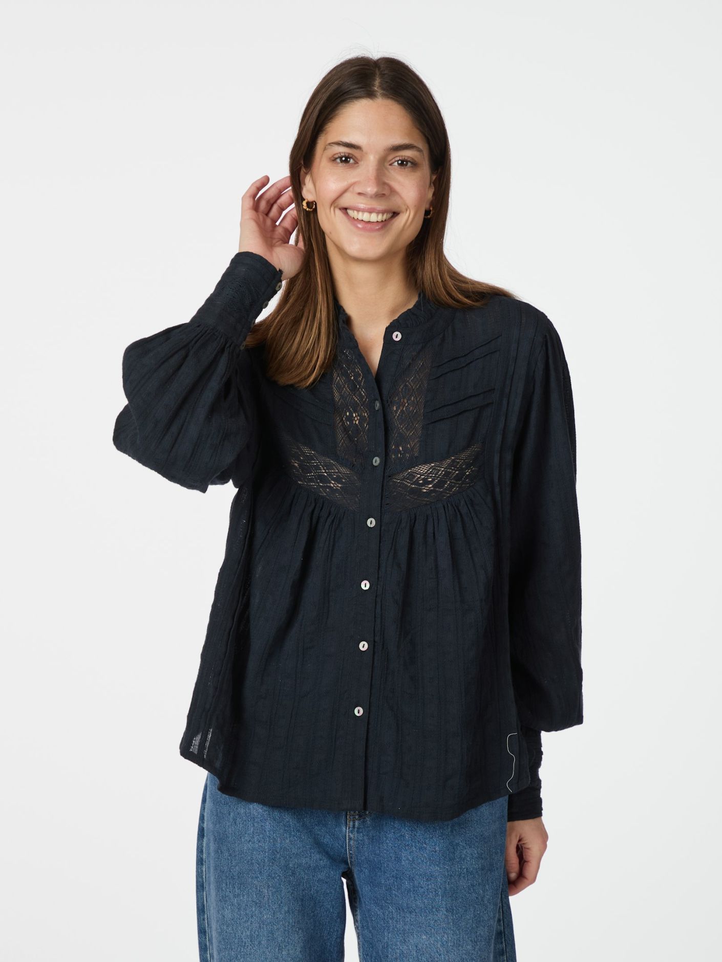 Bria Dobby Blouse - Overdeler