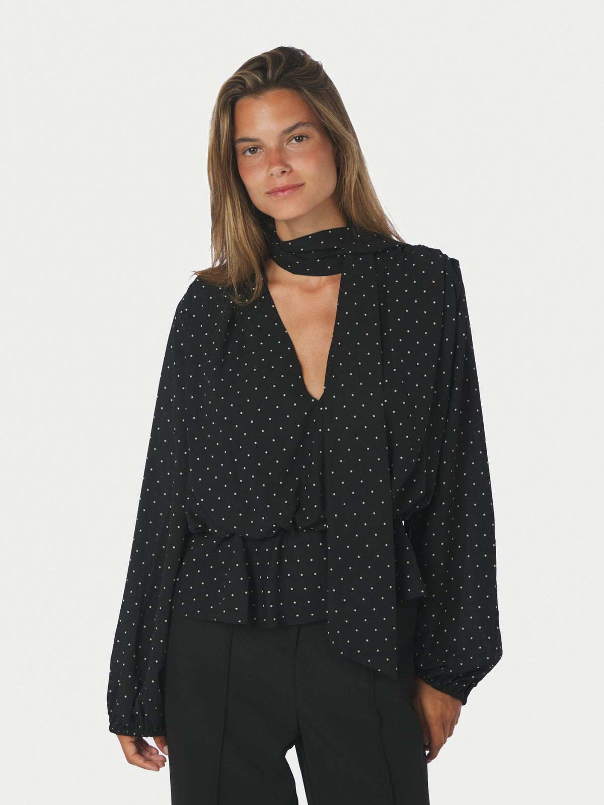 Ettalie Dot Blouse