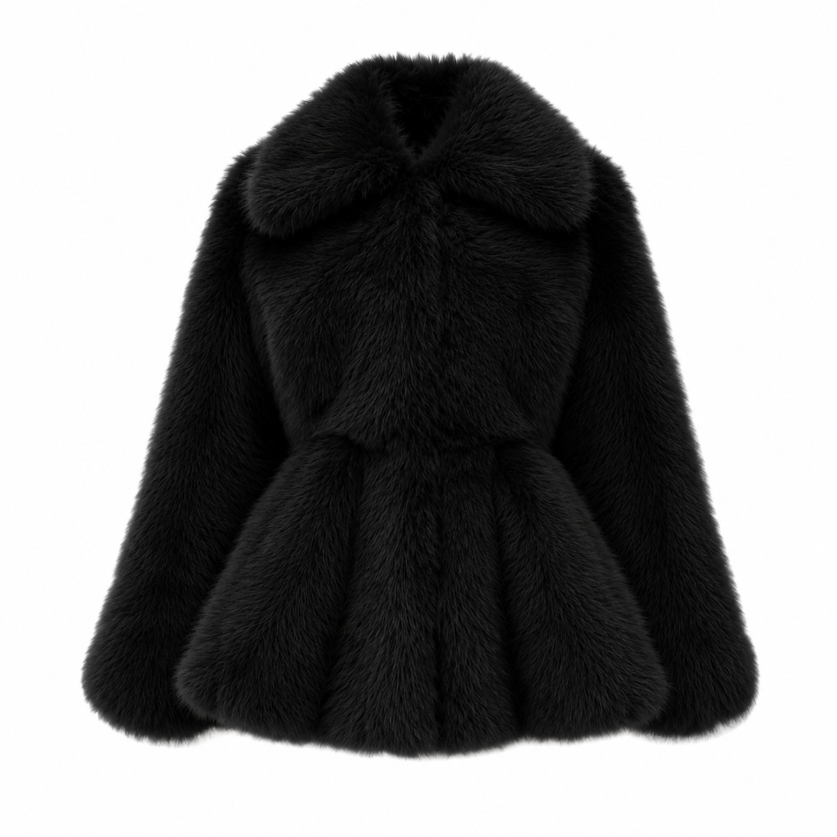 Ellie Fake Fur - Black