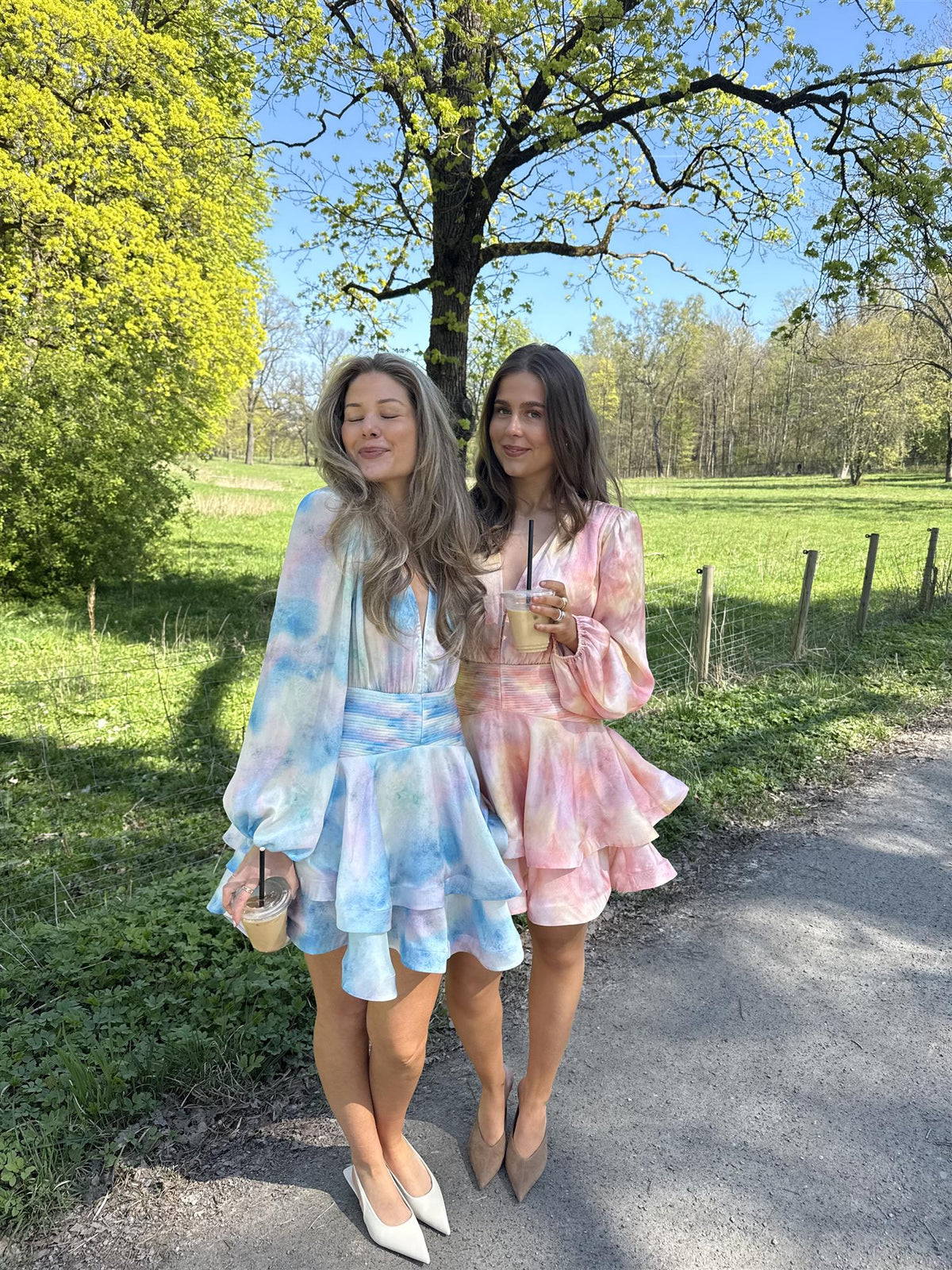Amira Bedouine Dress - Azure Splash