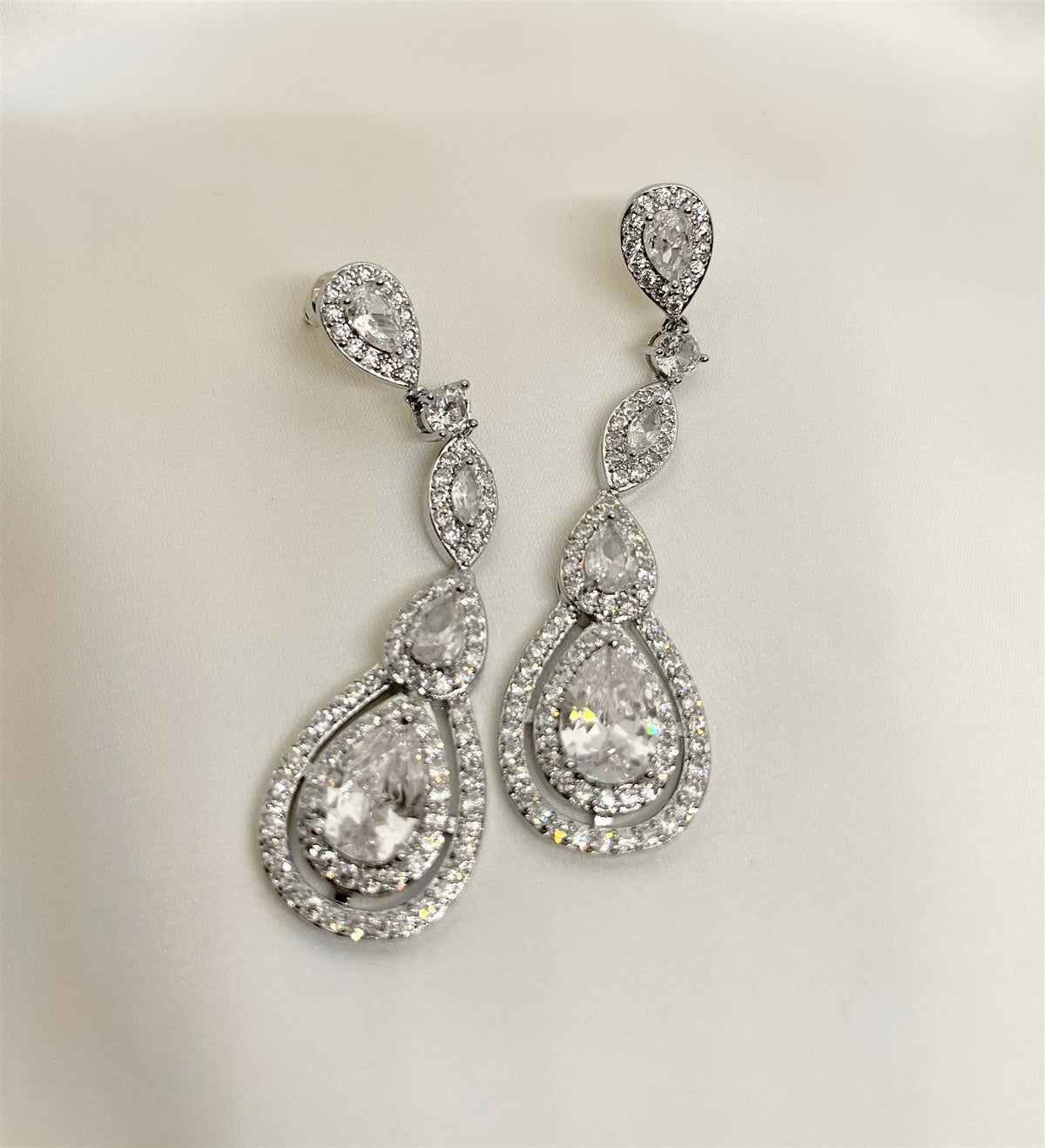 Drop Silver Earring