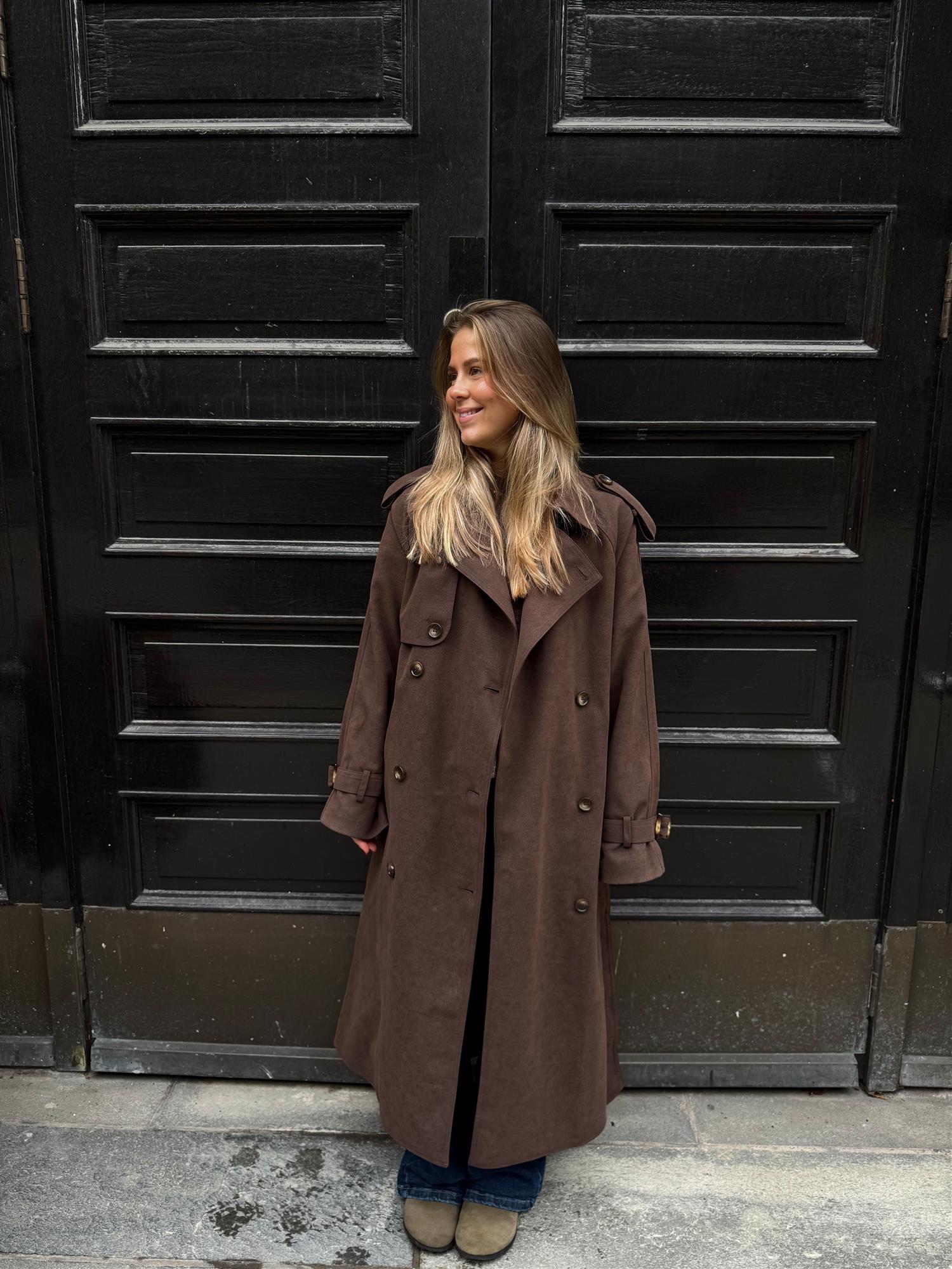 Caia Suede PU Coat - Jakker