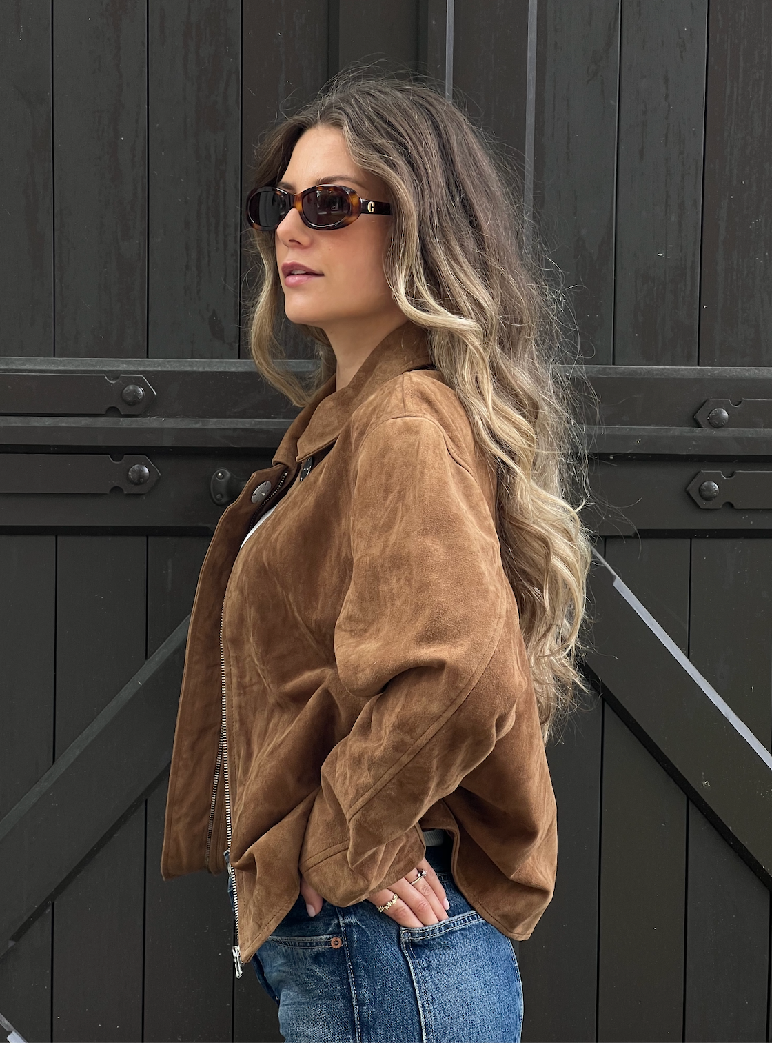Chloe Suede Jacket Jakker