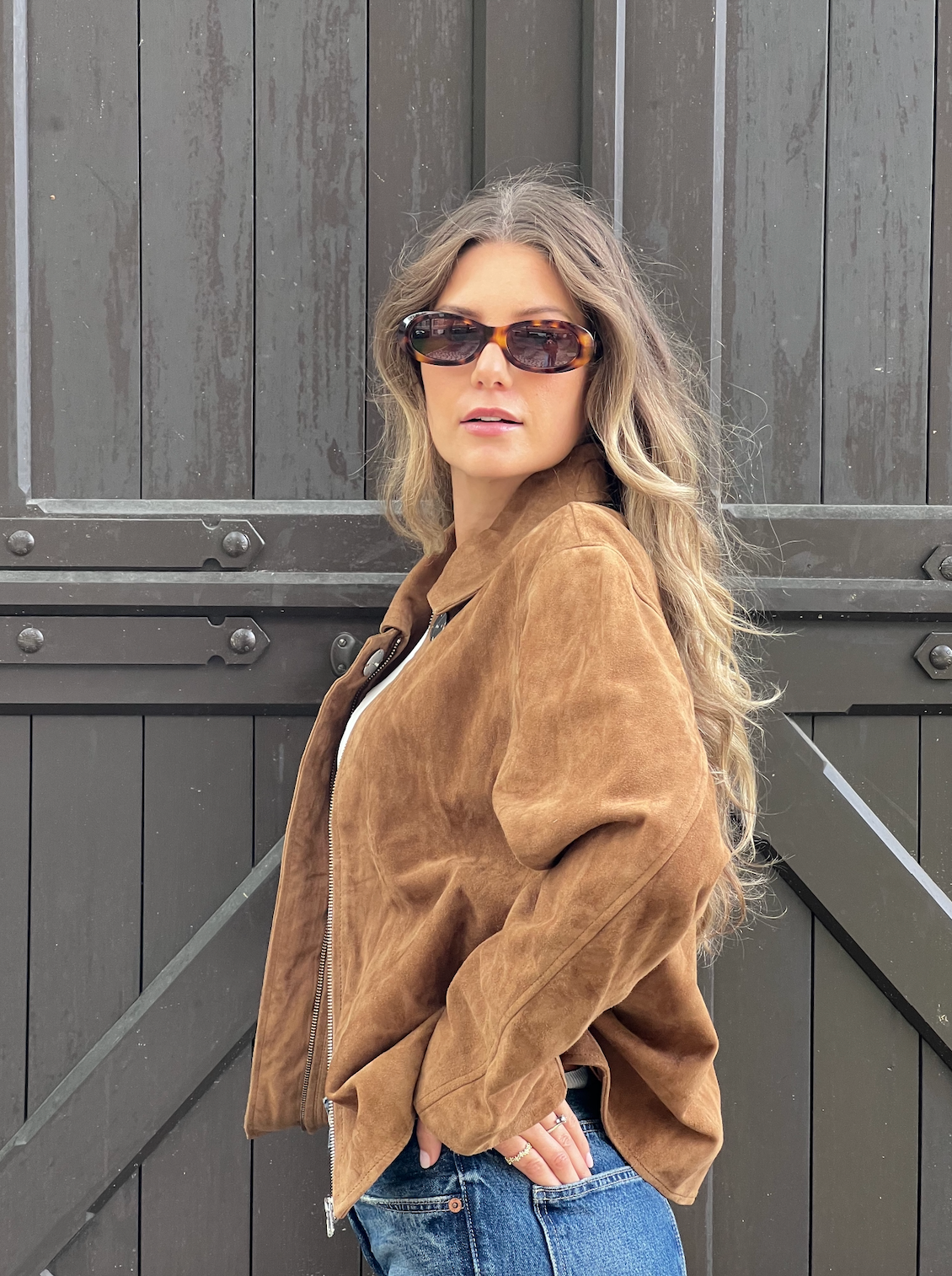 Chloe Suede Jacket Jakker