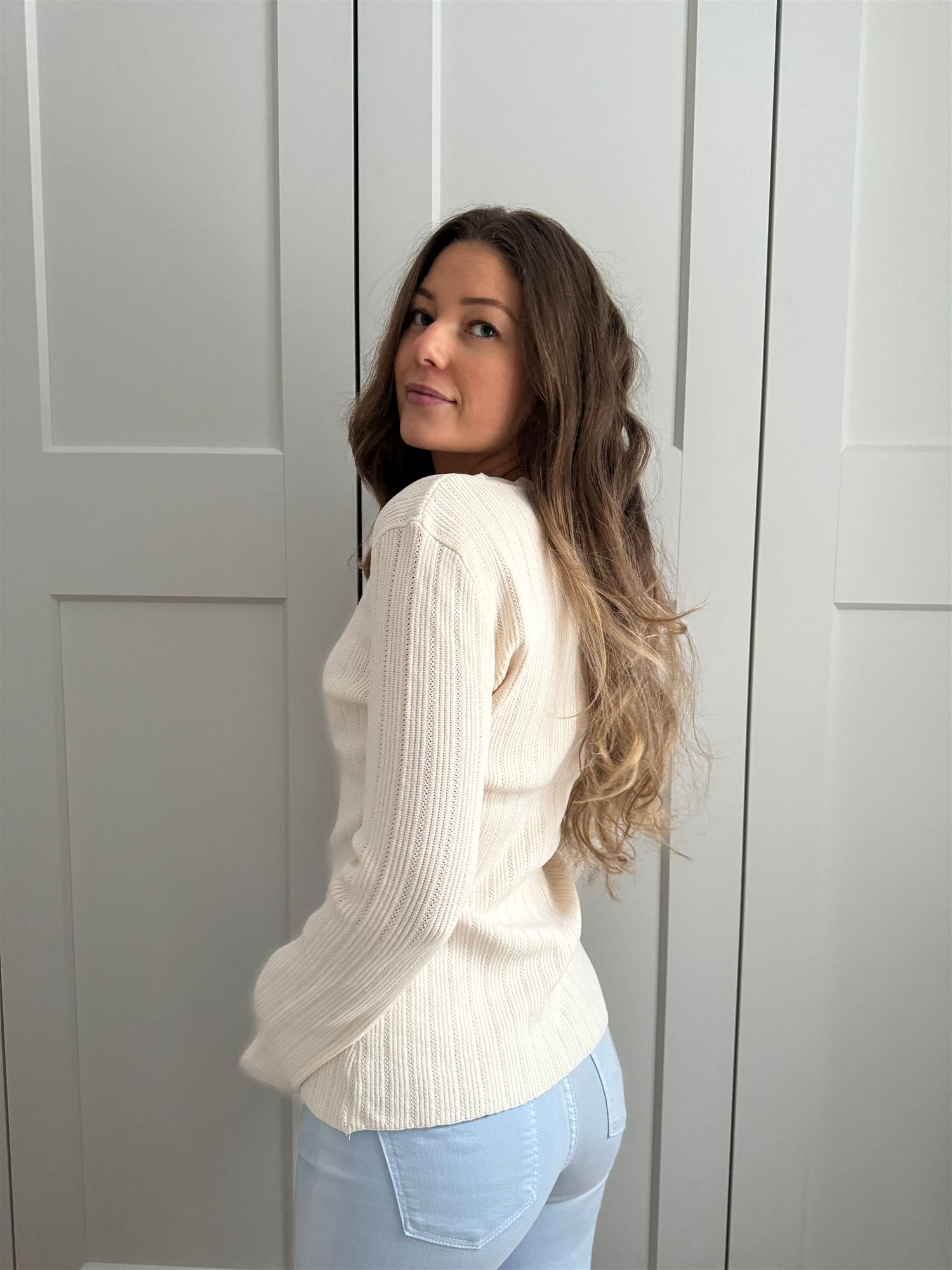 Clara Stitch Knit Blouse - Overdeler