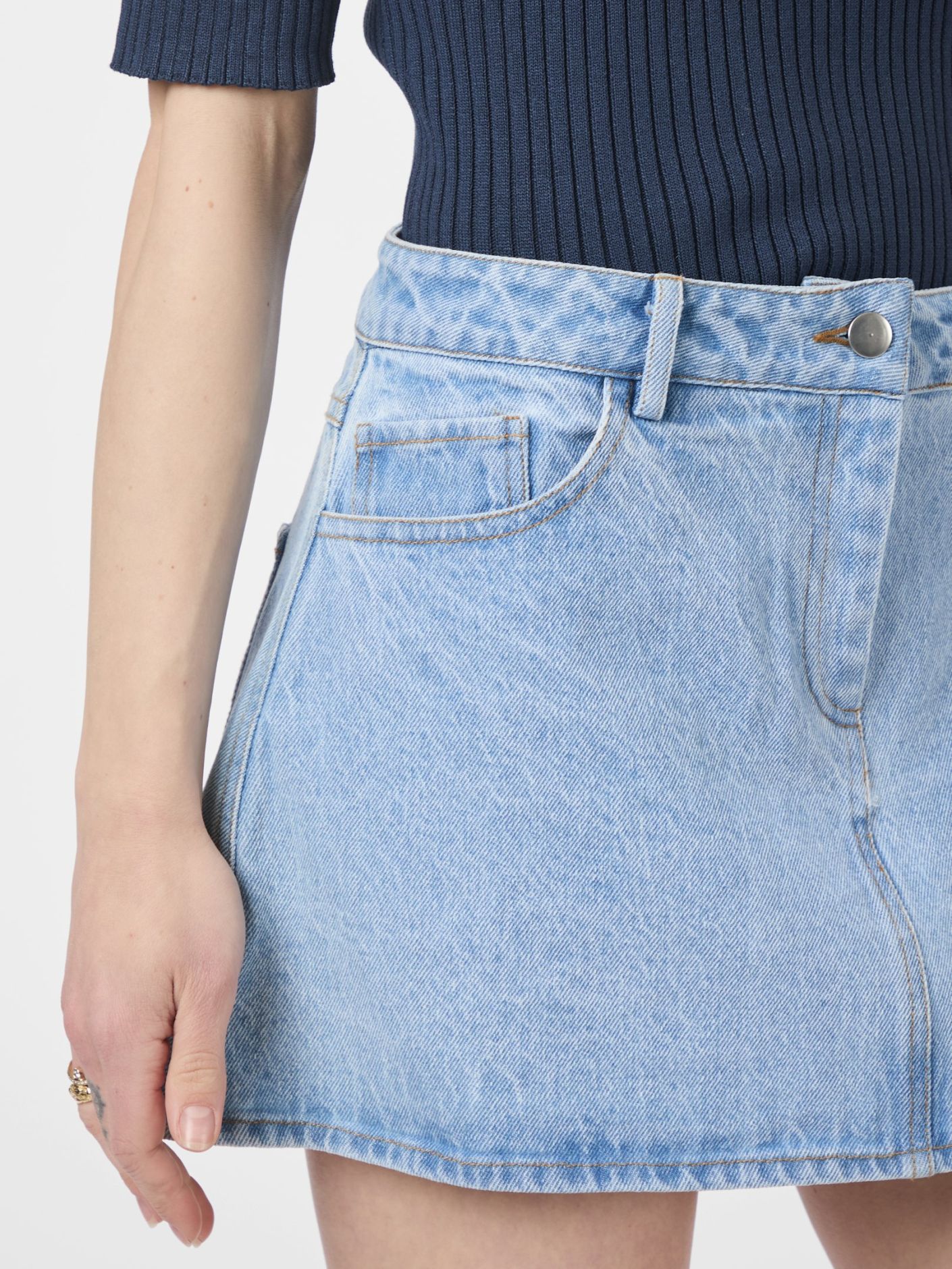 Coddie Denim Skirt Skjørt