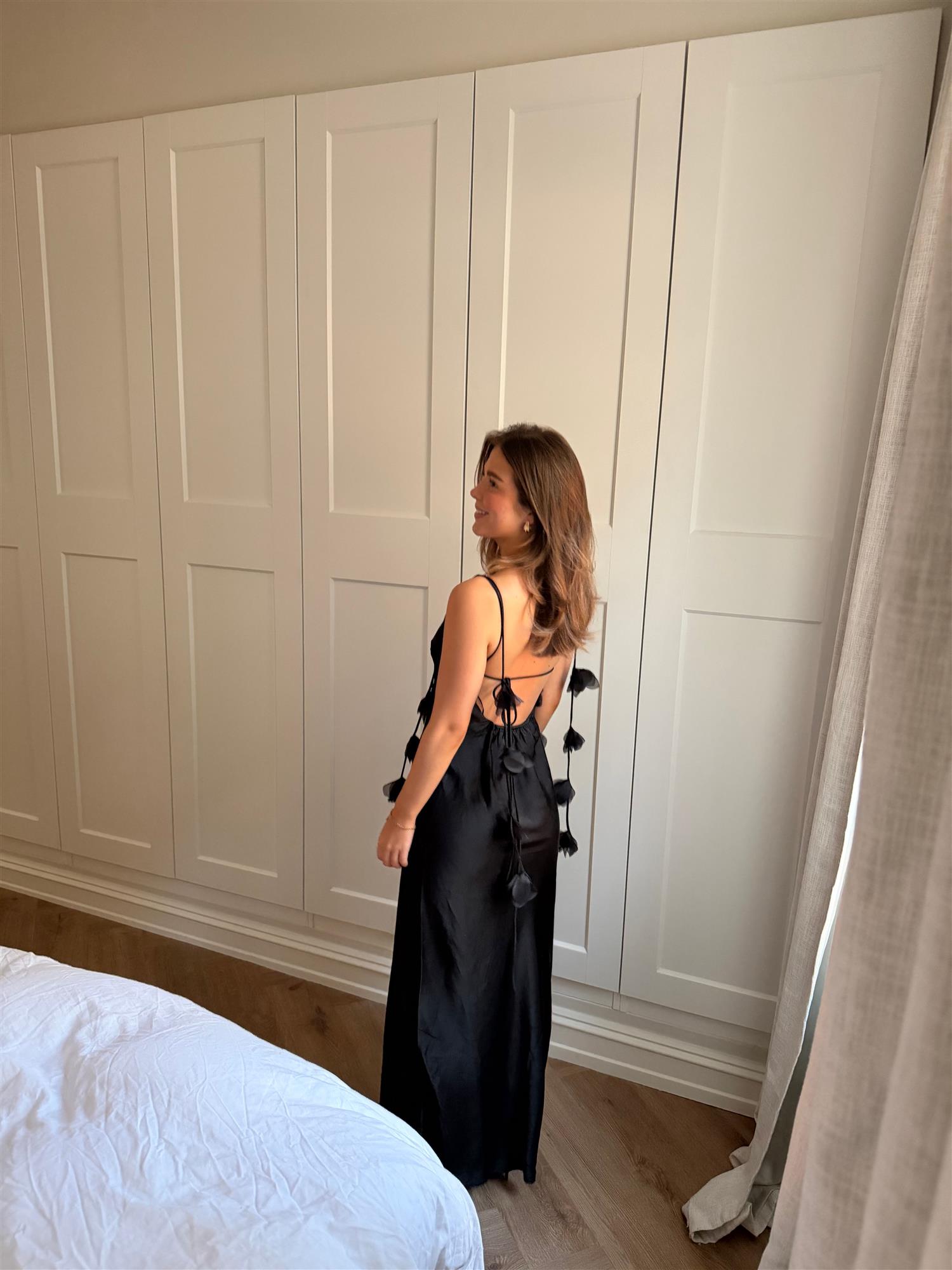 Colly Heavy Sateen Dress - Kjoler