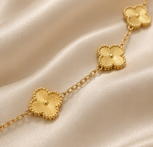 Gabby Multi Clover Necklace