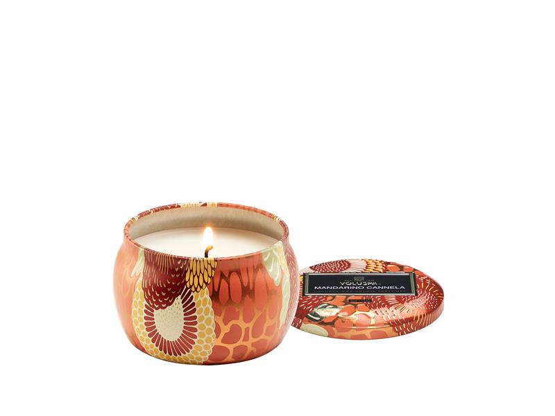 Mini Tin Candle 113g Mandarino Cannela