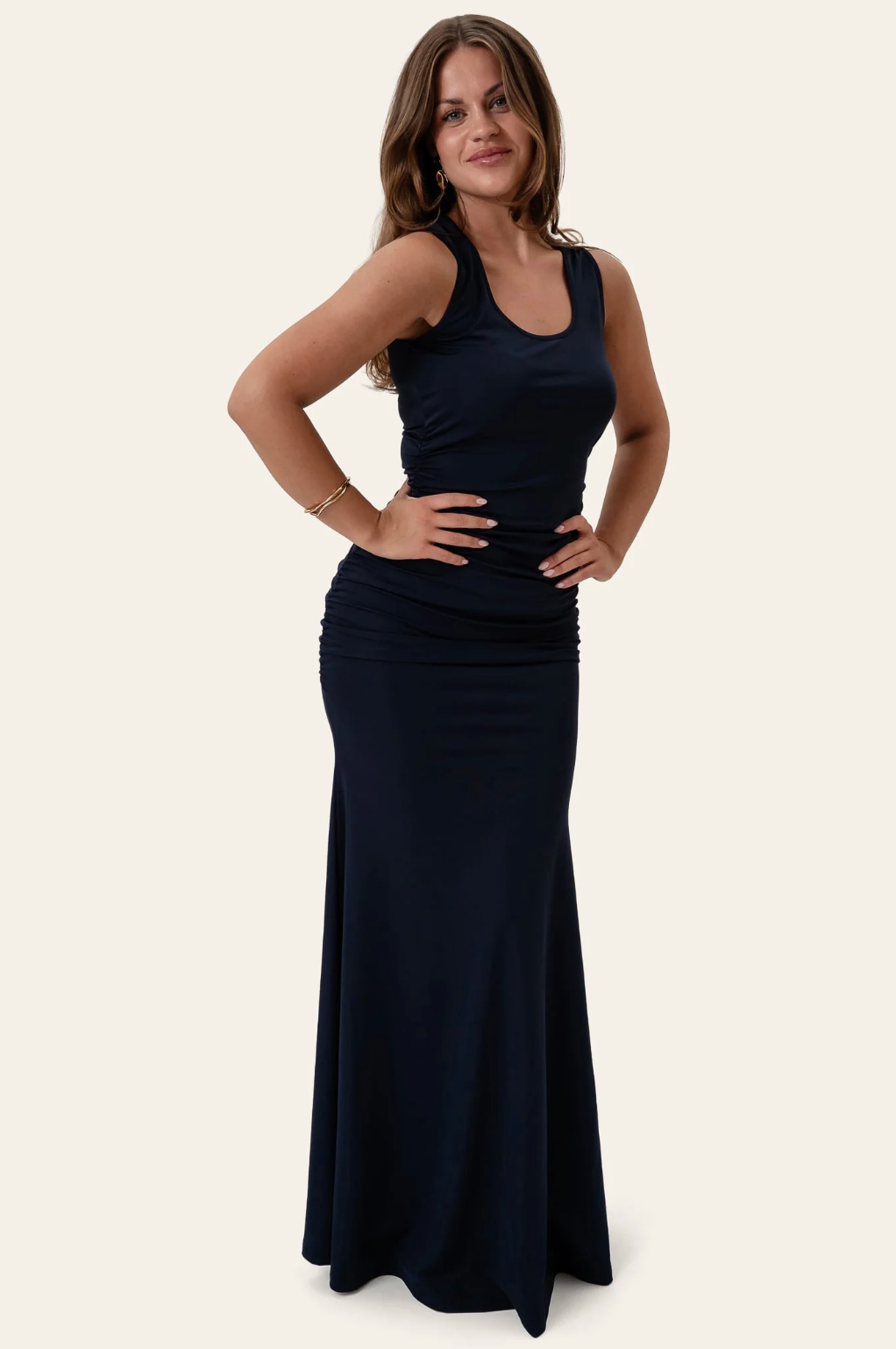 Annaic Maxi Dress - Navy