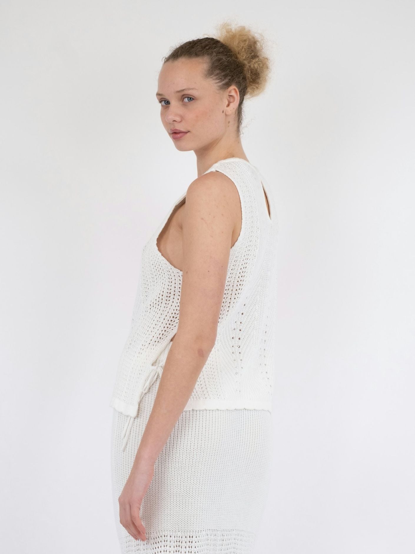 Aritza Crochet Knit Top - Overdeler