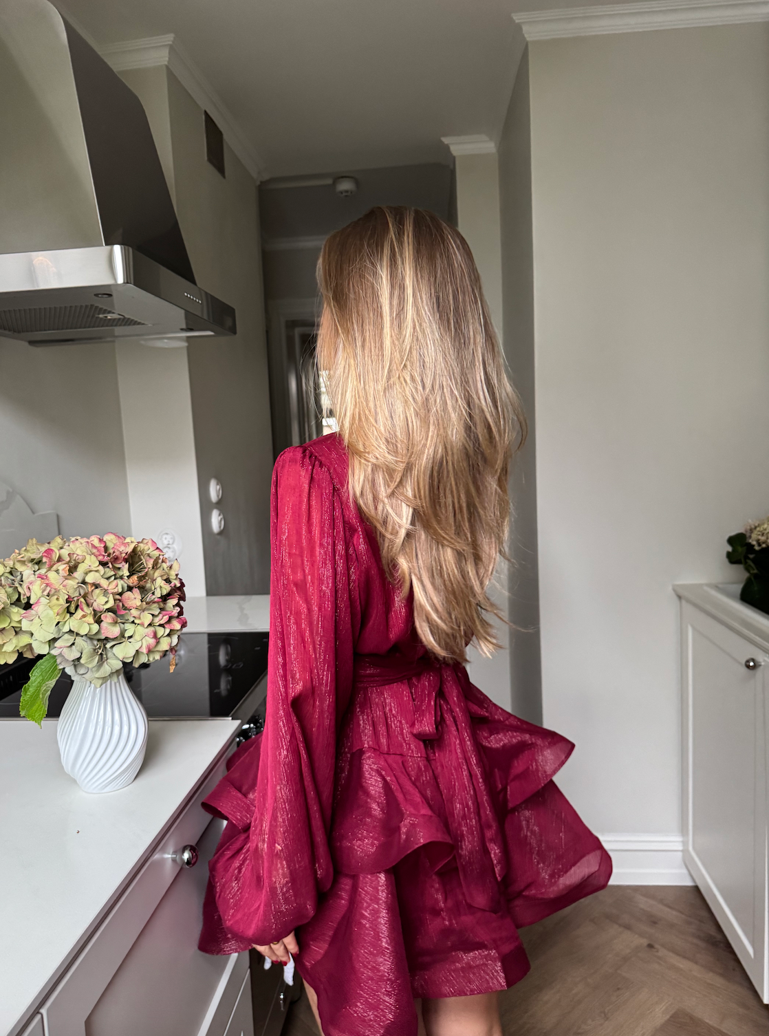 Kelly Minari Dress - Mulberry