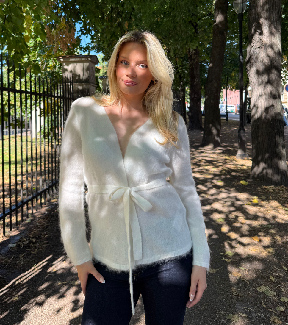 Yastilde LS Belt Knit Cardigan