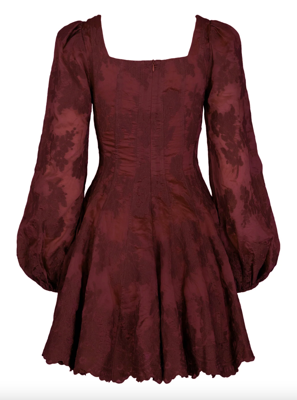 Sophie Lace Dress - Bordeaux