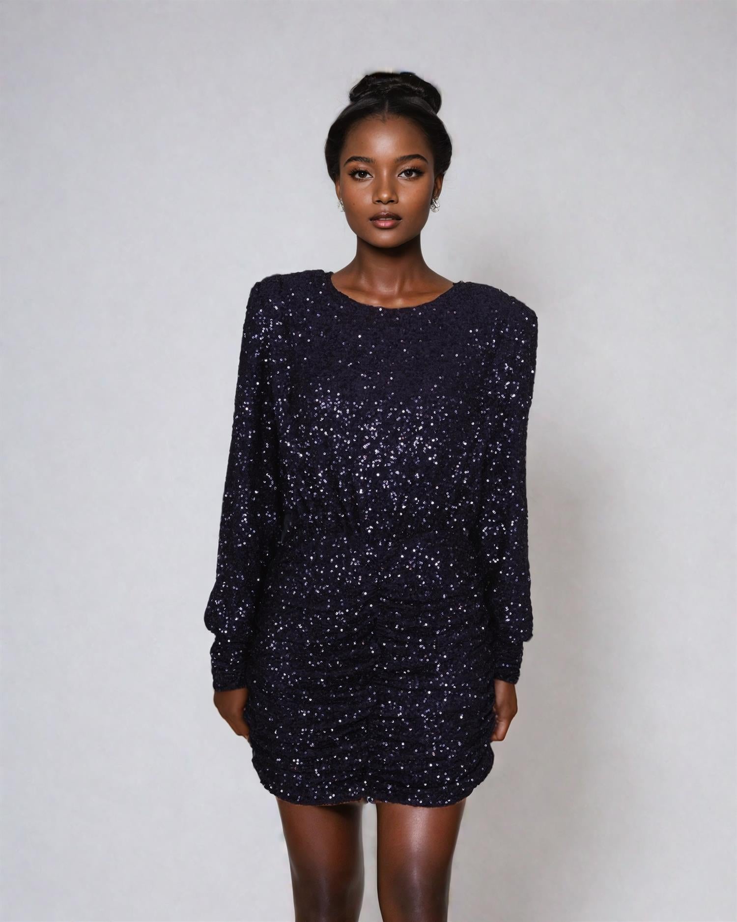 Serina Sequin Mini Gown Dress - Kjoler